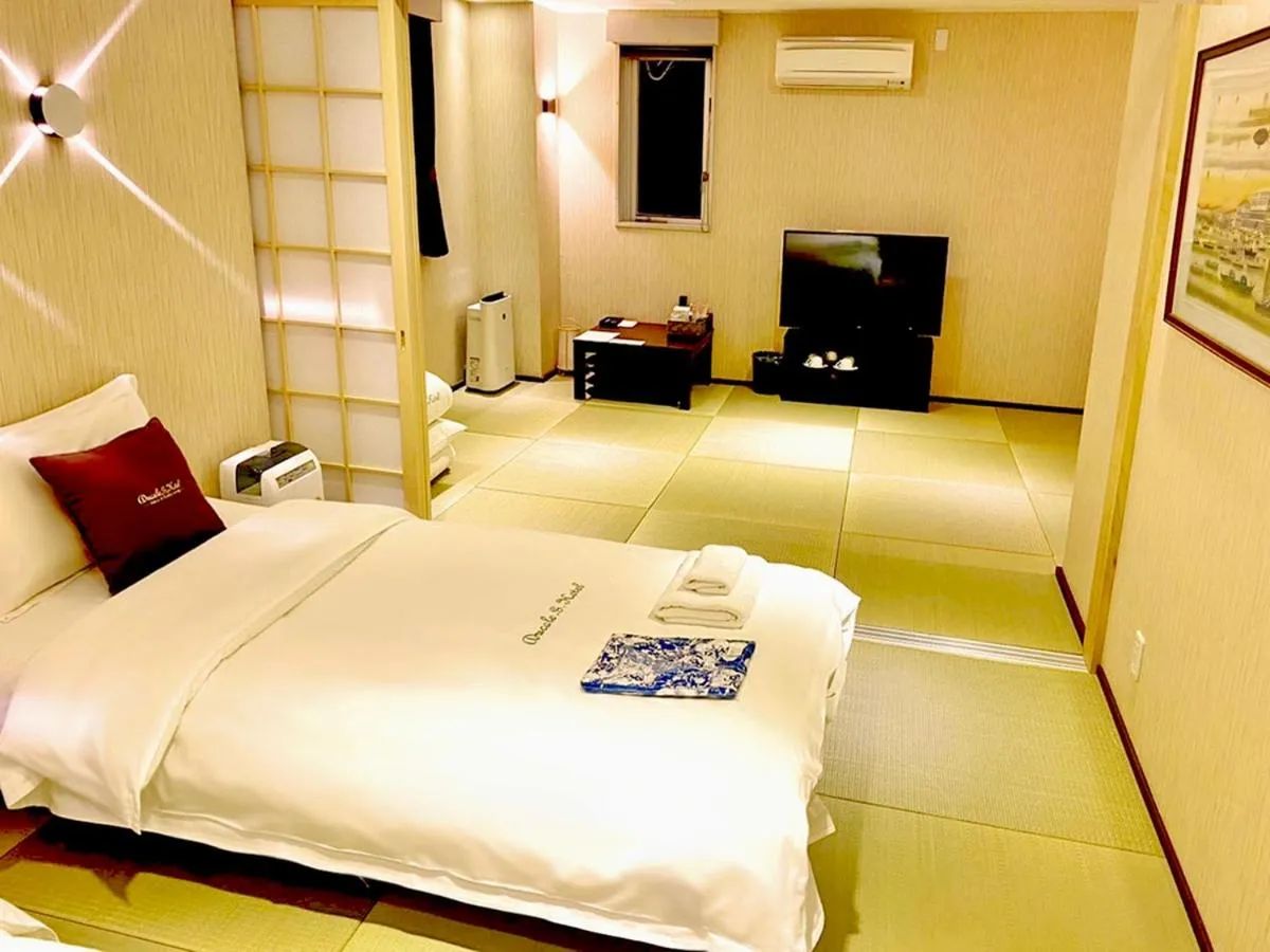 Bed in Ducale Garden Hotel Kujukuri