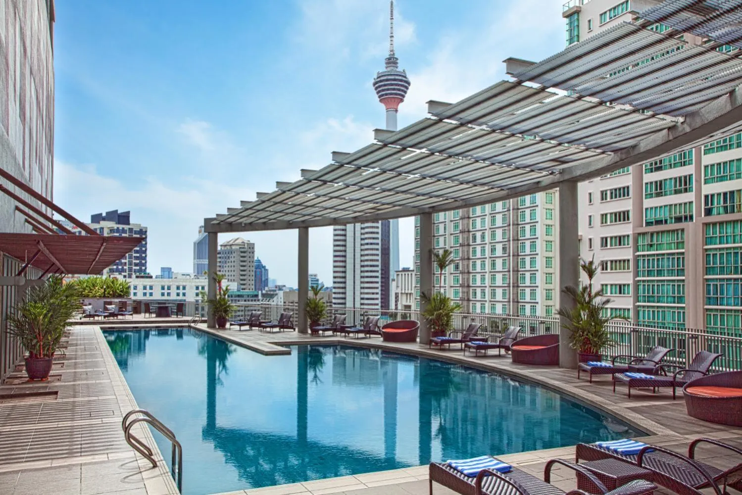 Swimming pool in Ascott Kuala Lumpur