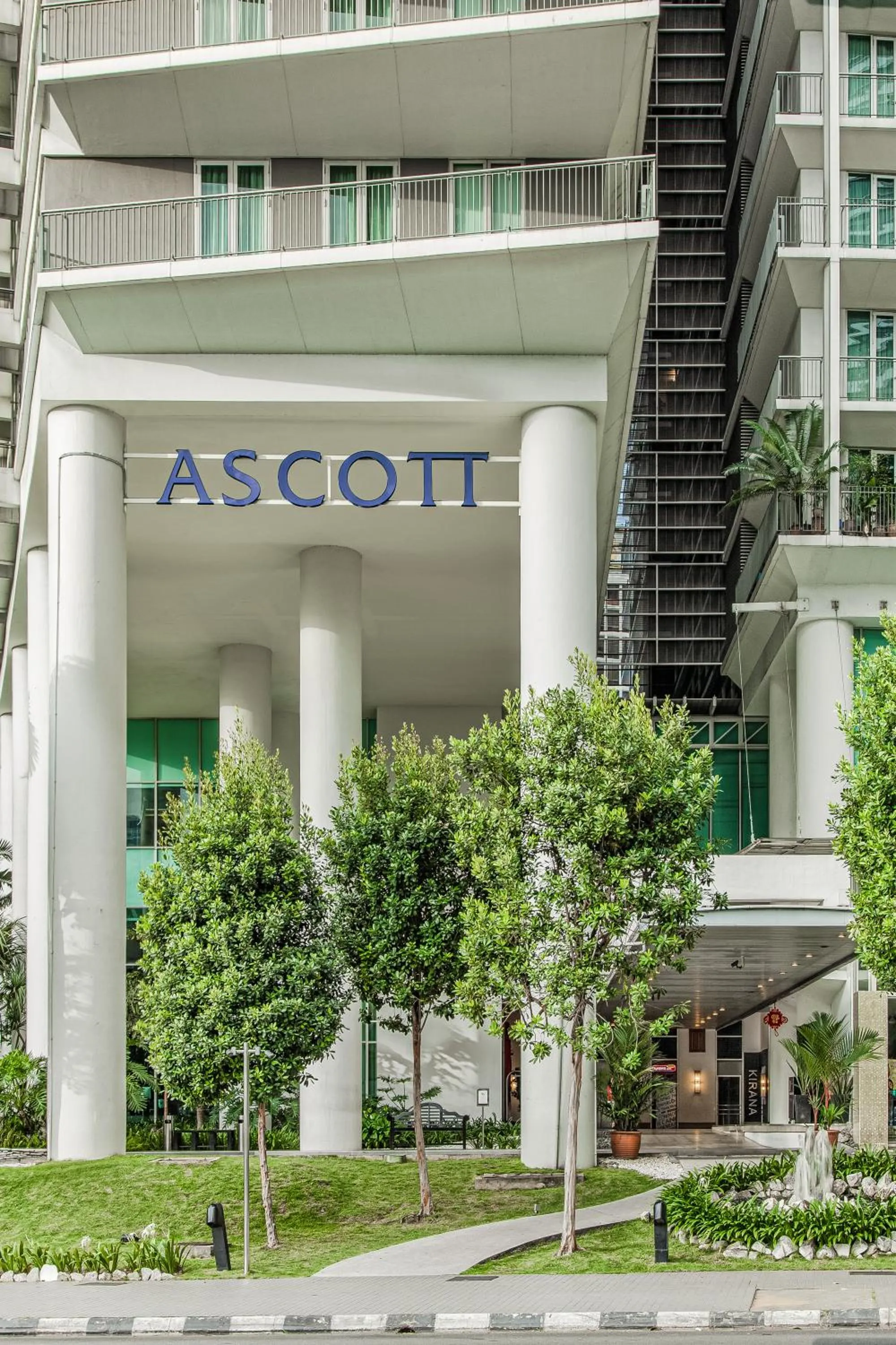 Facade/entrance in Ascott Kuala Lumpur