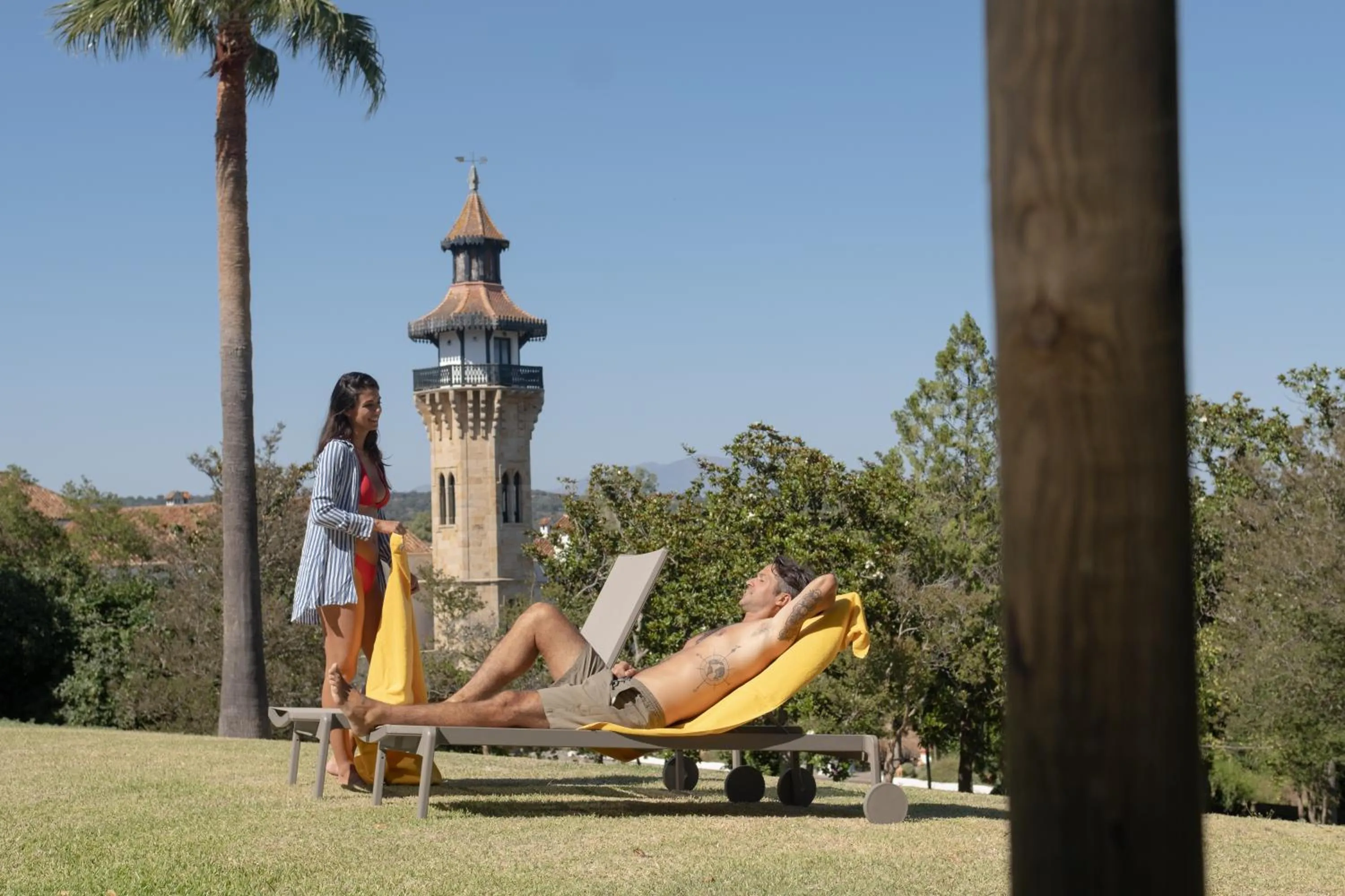 Natural landscape in La Almoraima Hotel