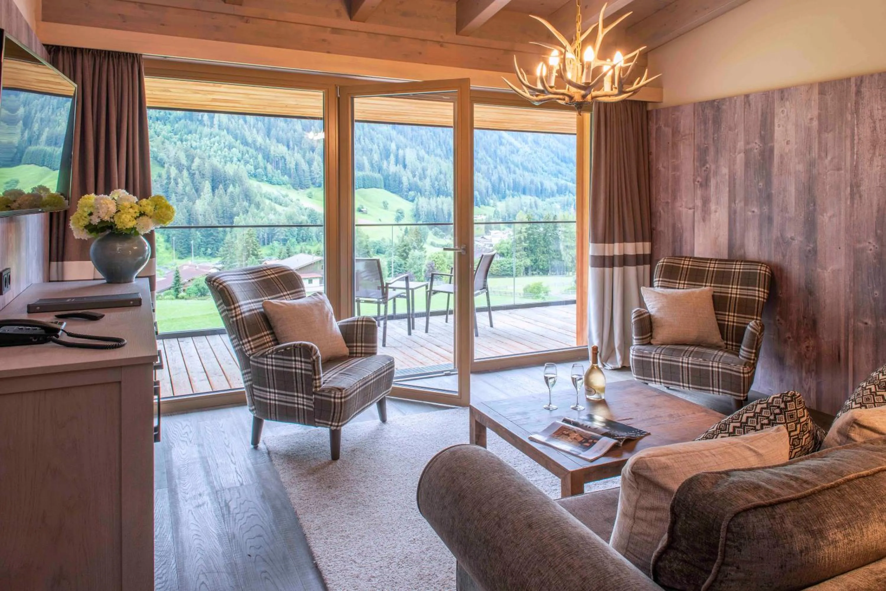 Living room in Mountain Spa Residences