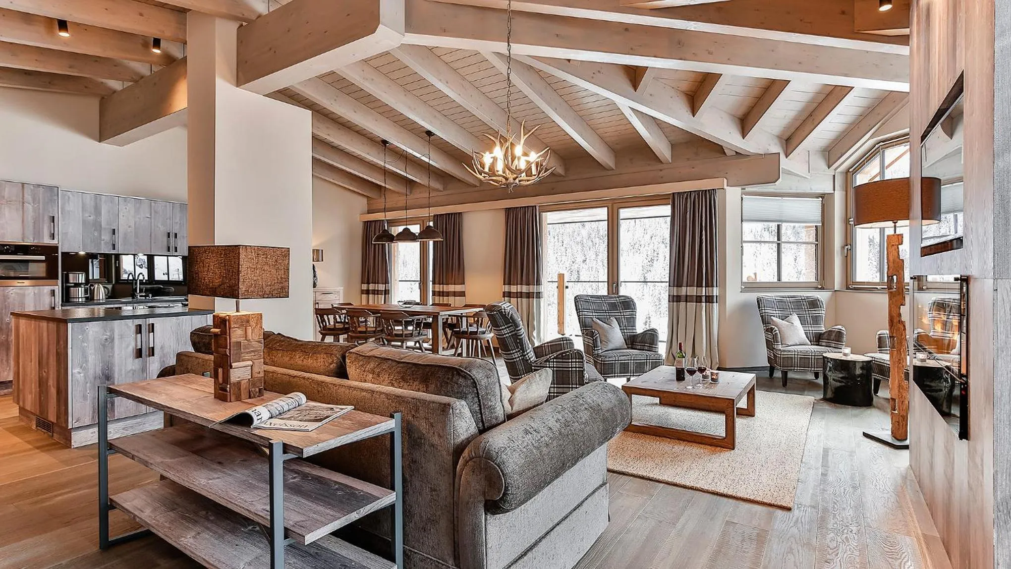 Living room in Mountain Spa Residences