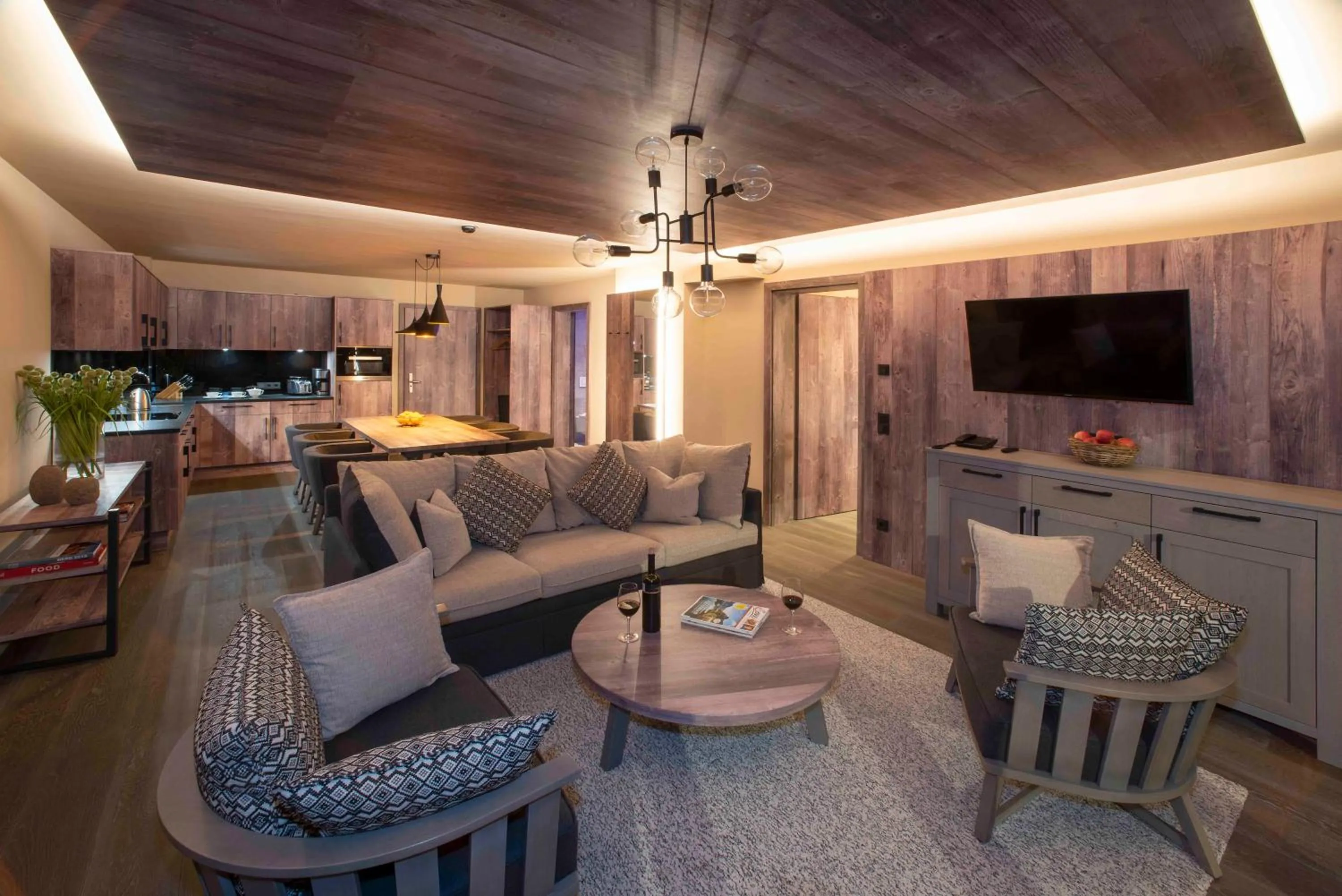 Living room in Mountain Spa Residences