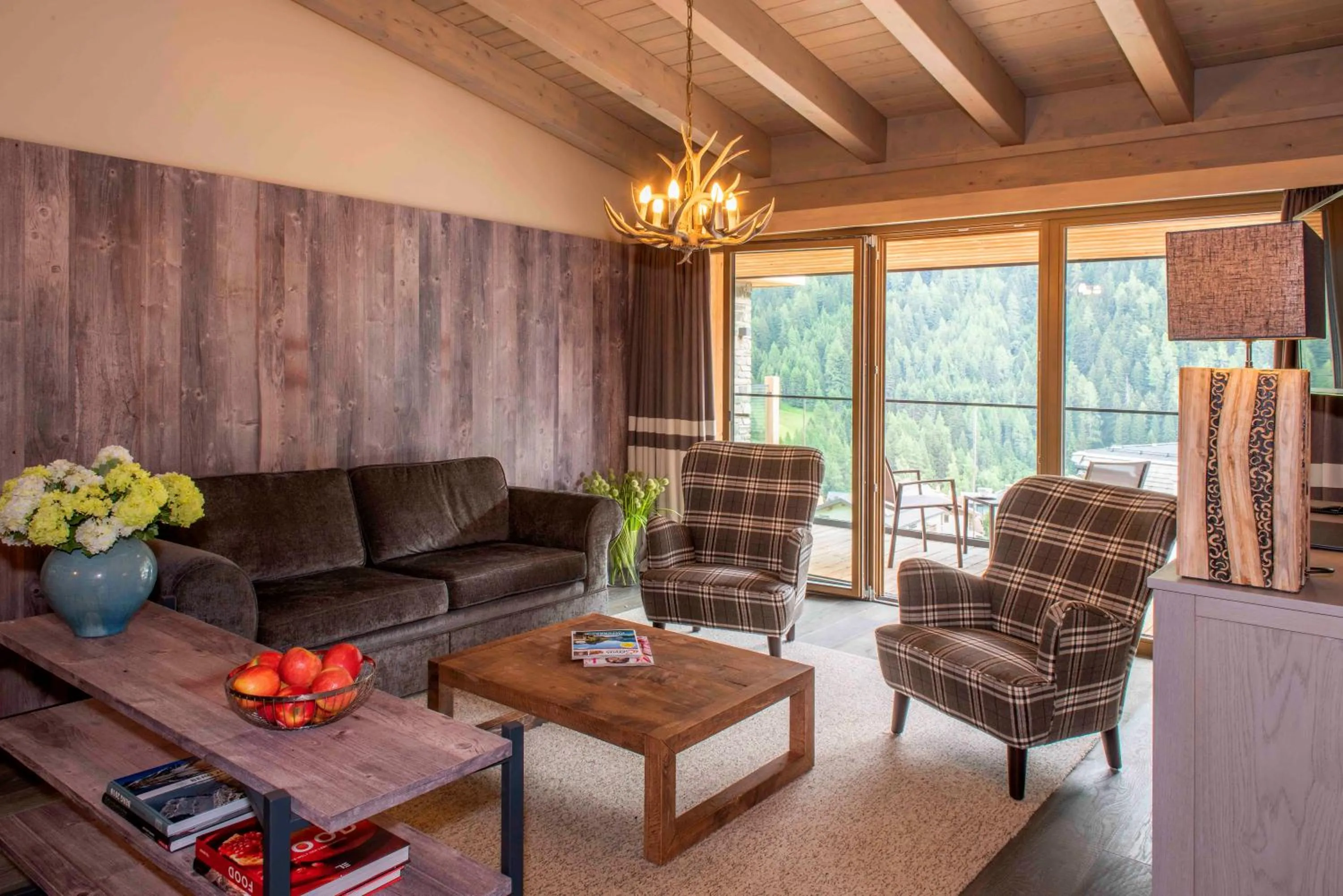 Living room in Mountain Spa Residences