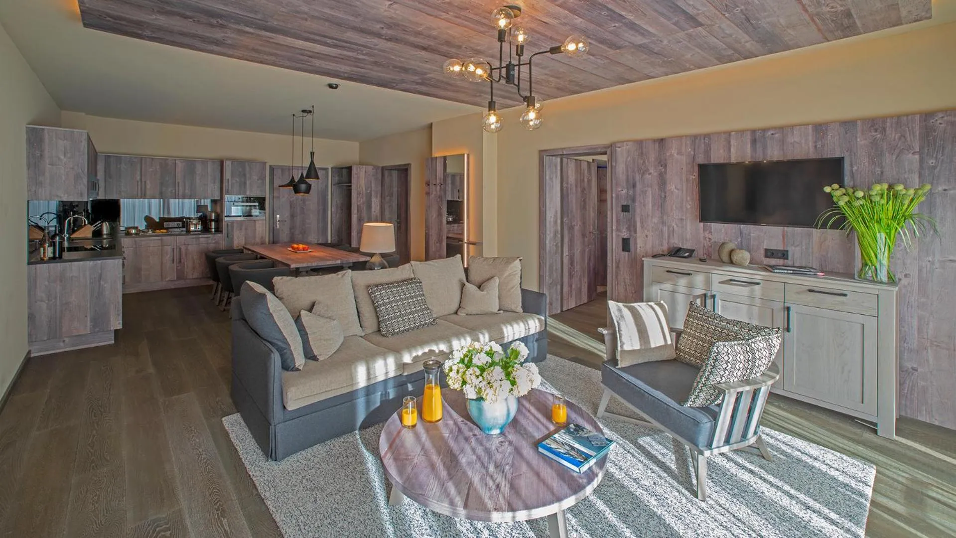 Living room in Mountain Spa Residences