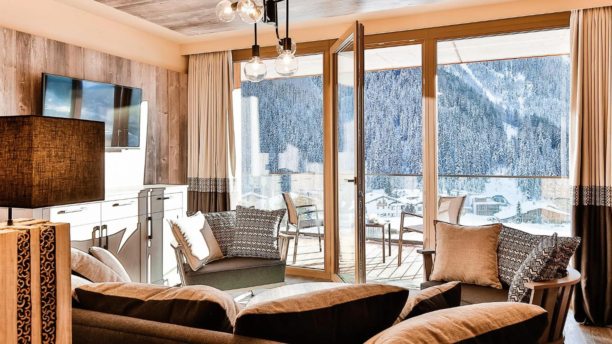 Living room in Mountain Spa Residences