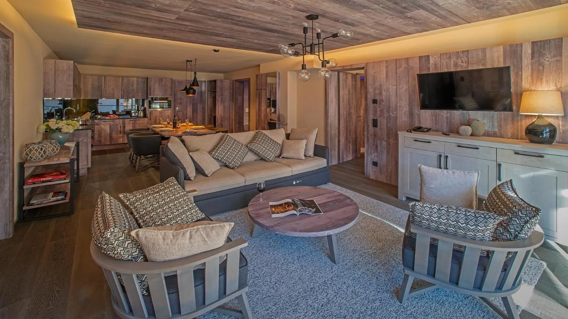 Living room in Mountain Spa Residences