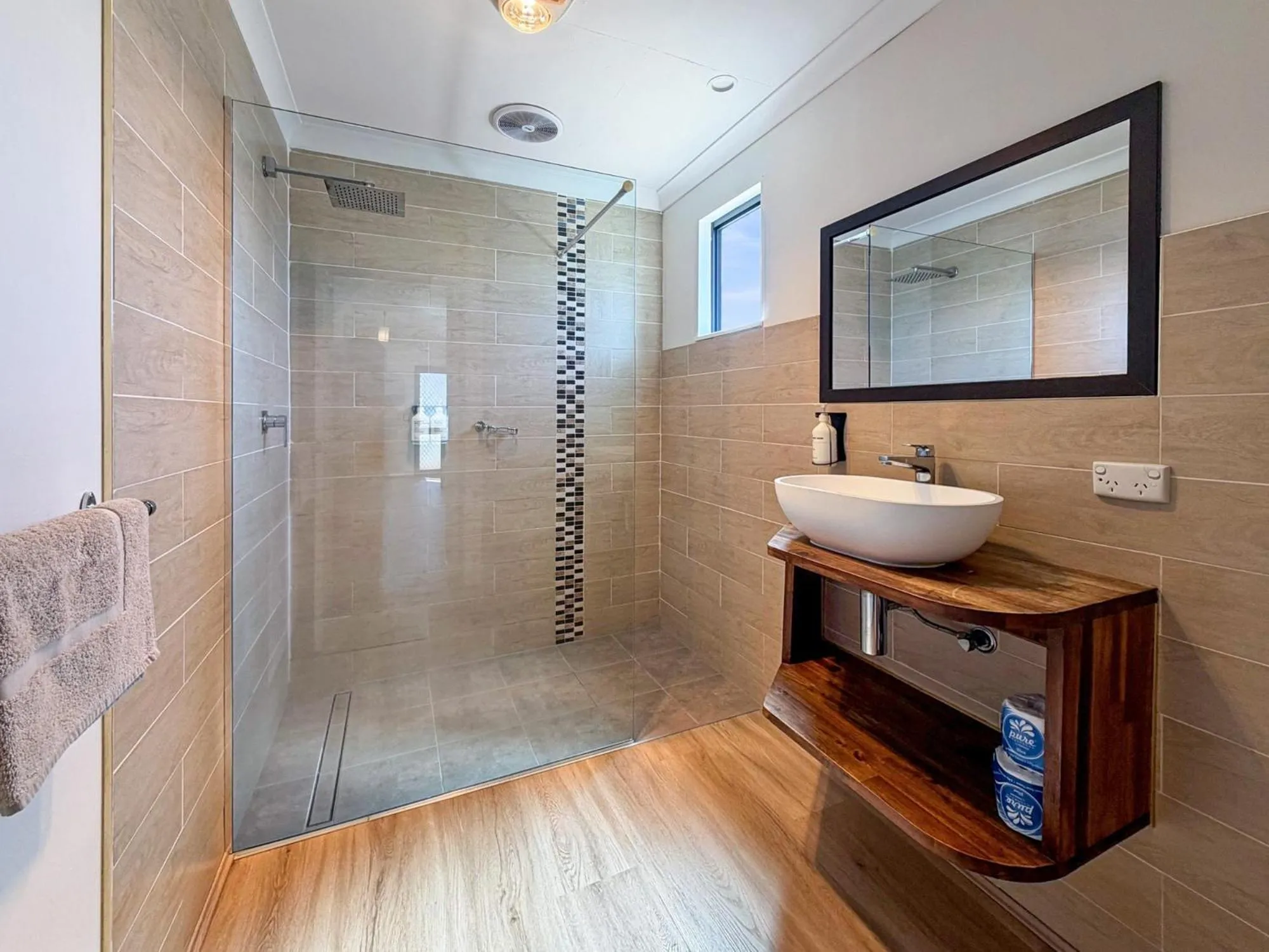 Shower in Sunset Beach Holiday Park