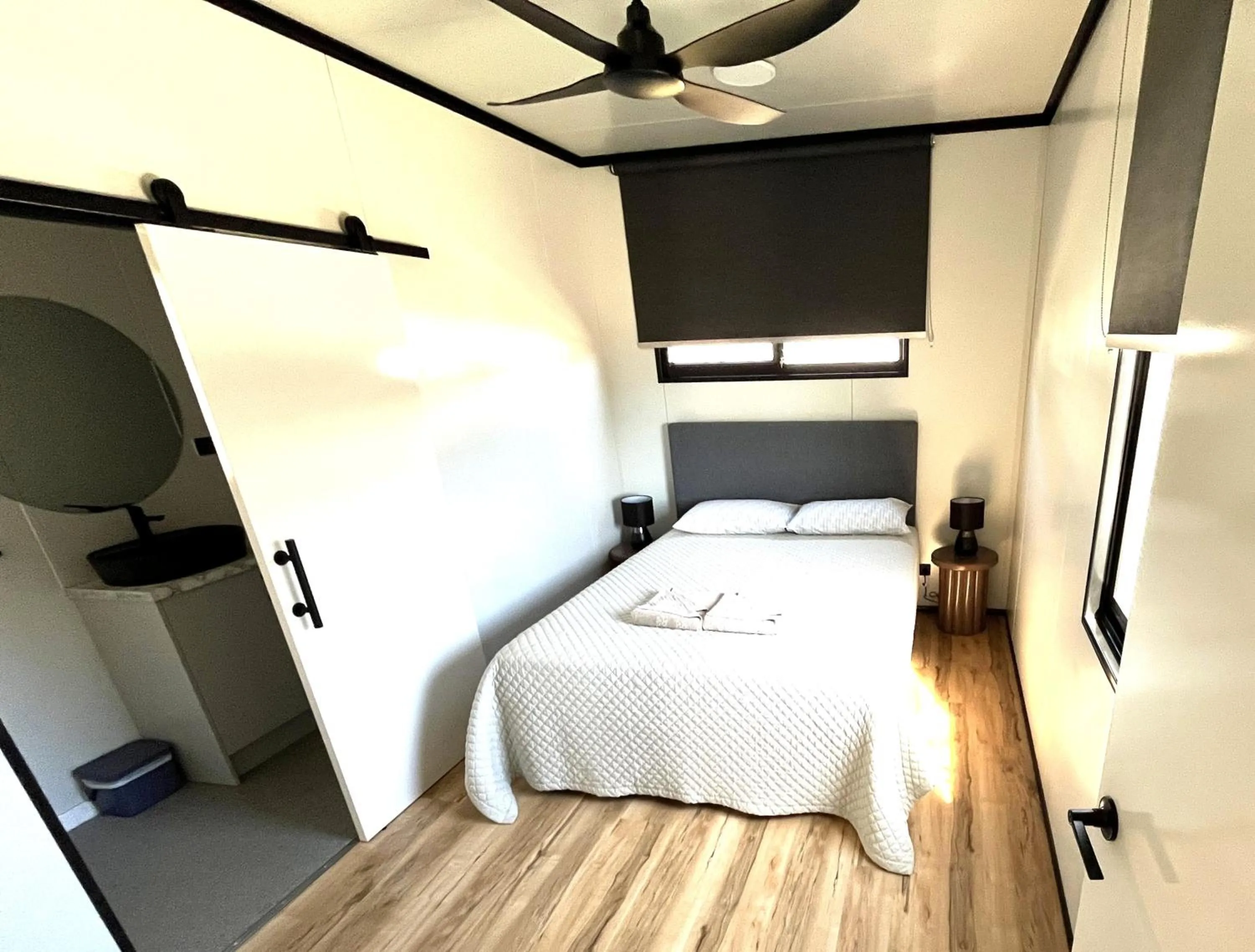 Bed in Sunset Beach Holiday Park