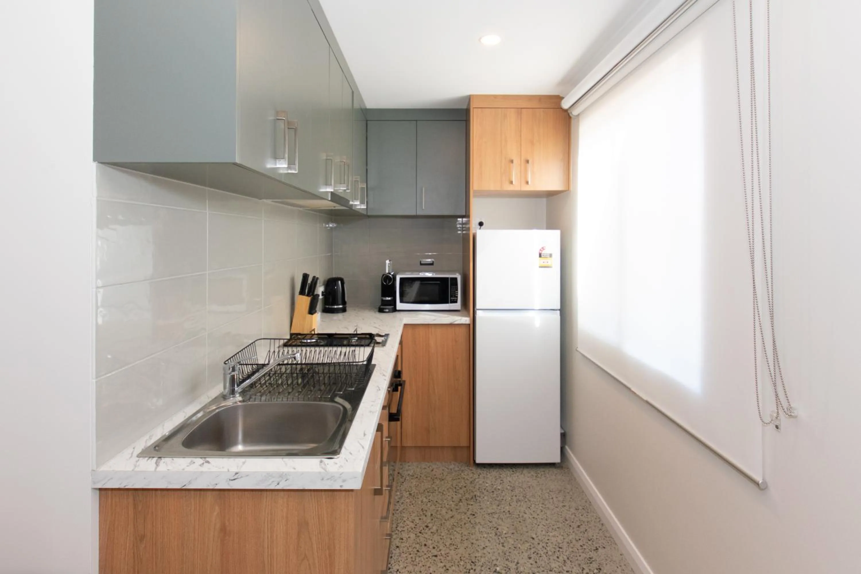 Kitchen or kitchenette in Sunset Beach Holiday Park
