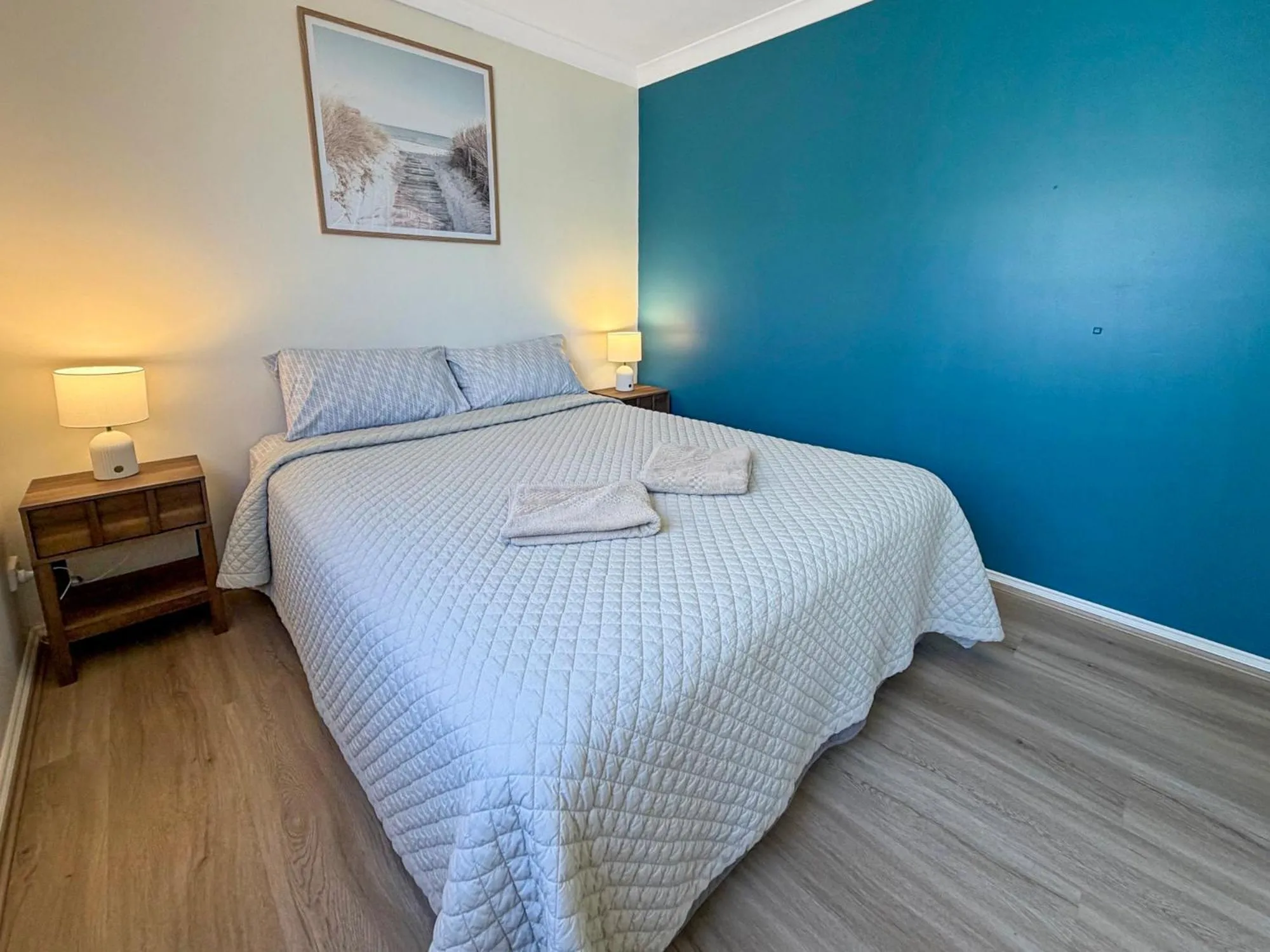 Bed in Sunset Beach Holiday Park