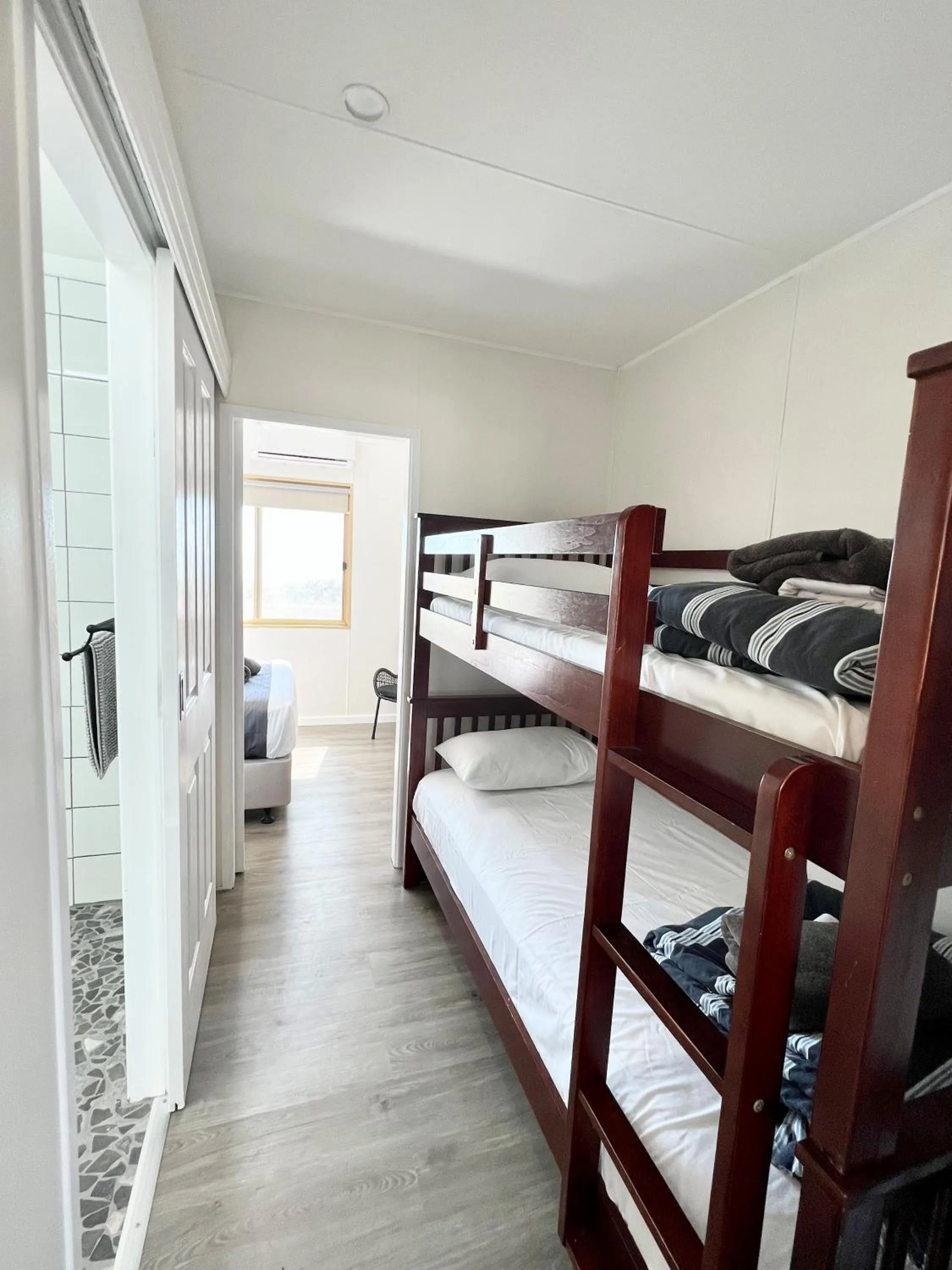 Bed in Sunset Beach Holiday Park