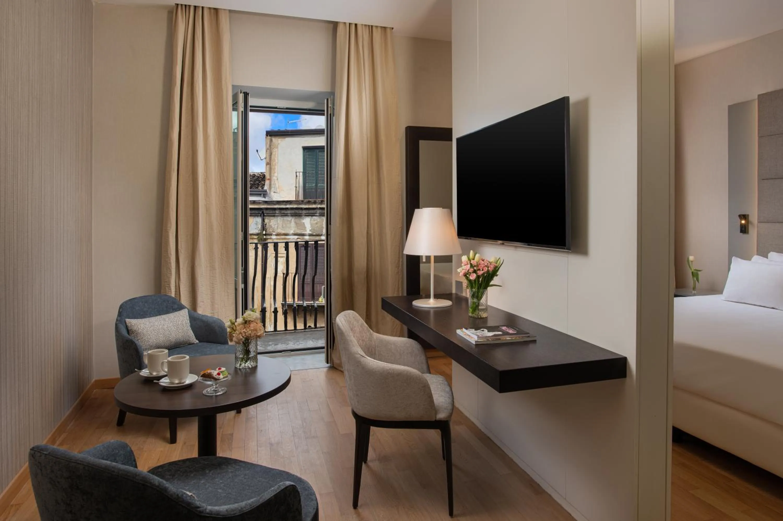 Bedroom, Bed in NH Collection Palermo Palazzo Sitano