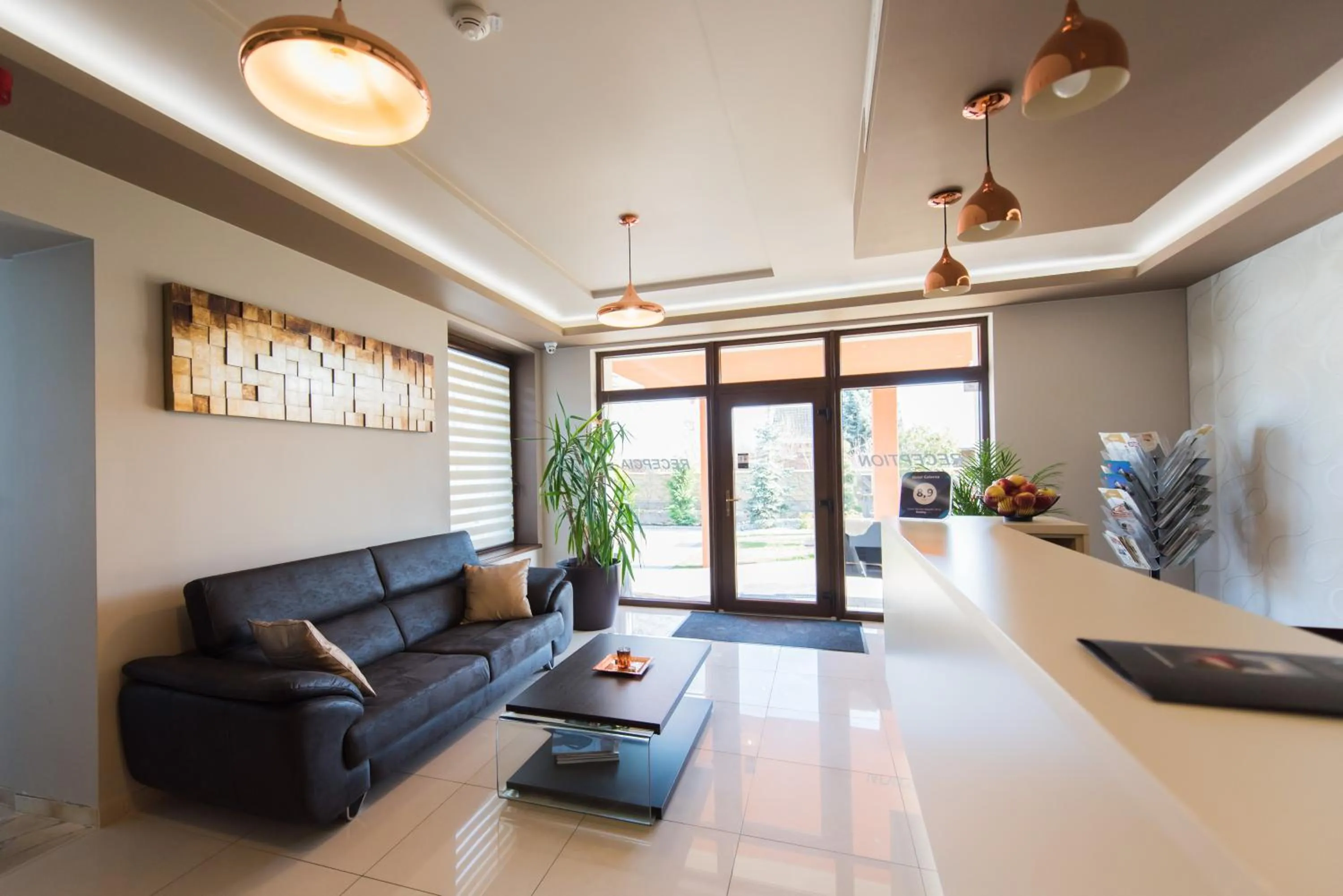Lobby or reception in Hotel Galanta