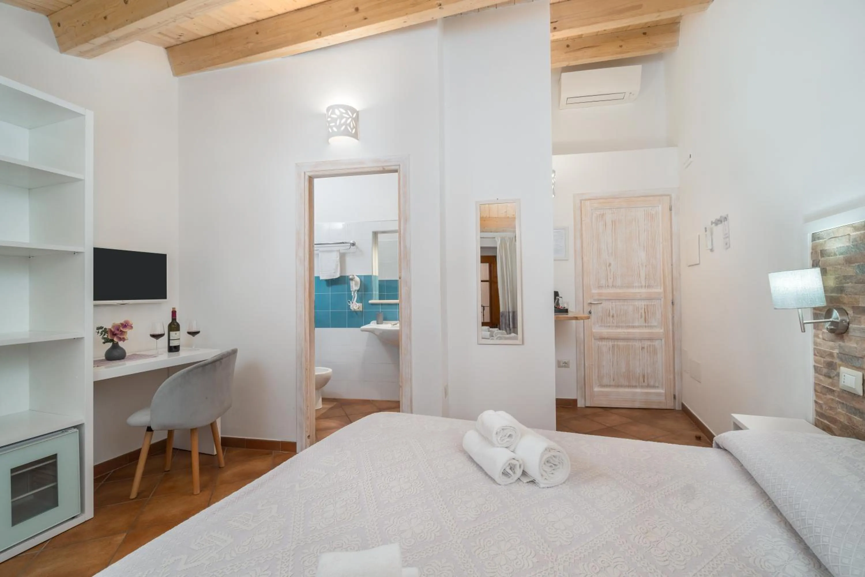 Bed in Bosa Queen House