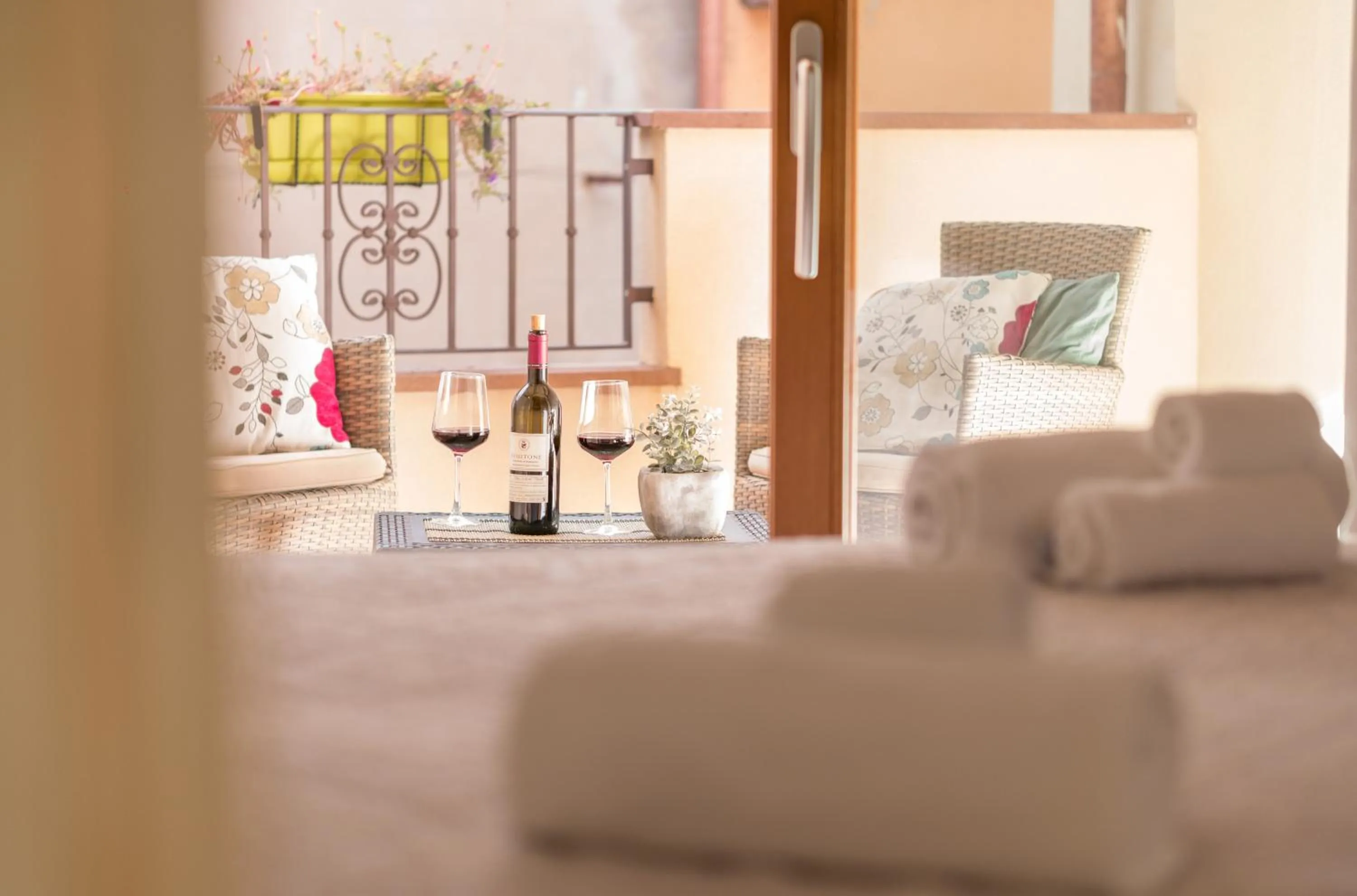 Bed in Bosa Queen House