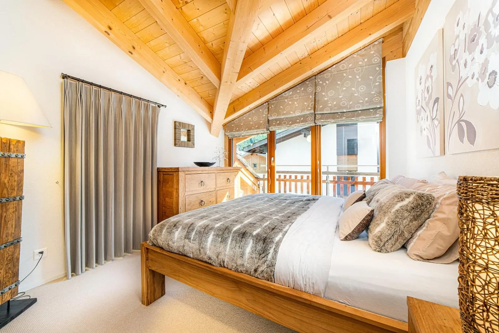 Bed in Sonnegg Penthouse