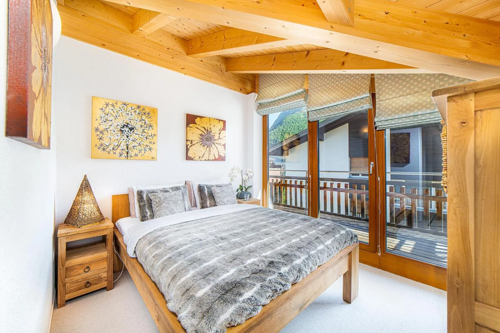 Bed in Sonnegg Penthouse