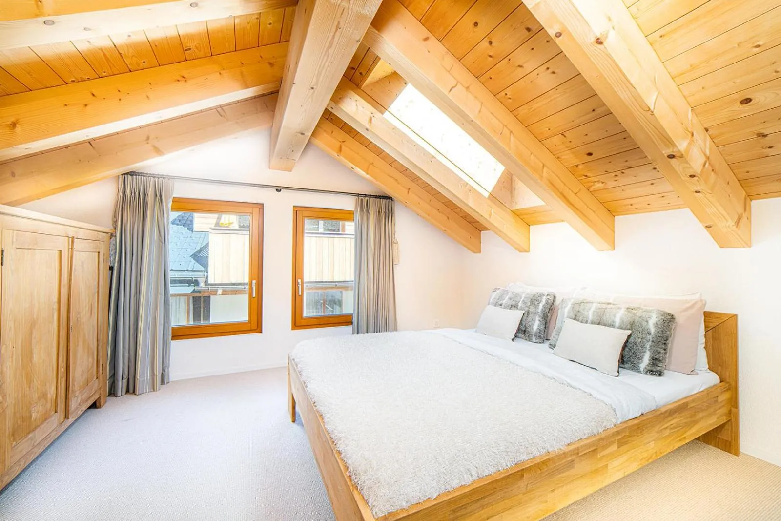 Bed in Sonnegg Penthouse