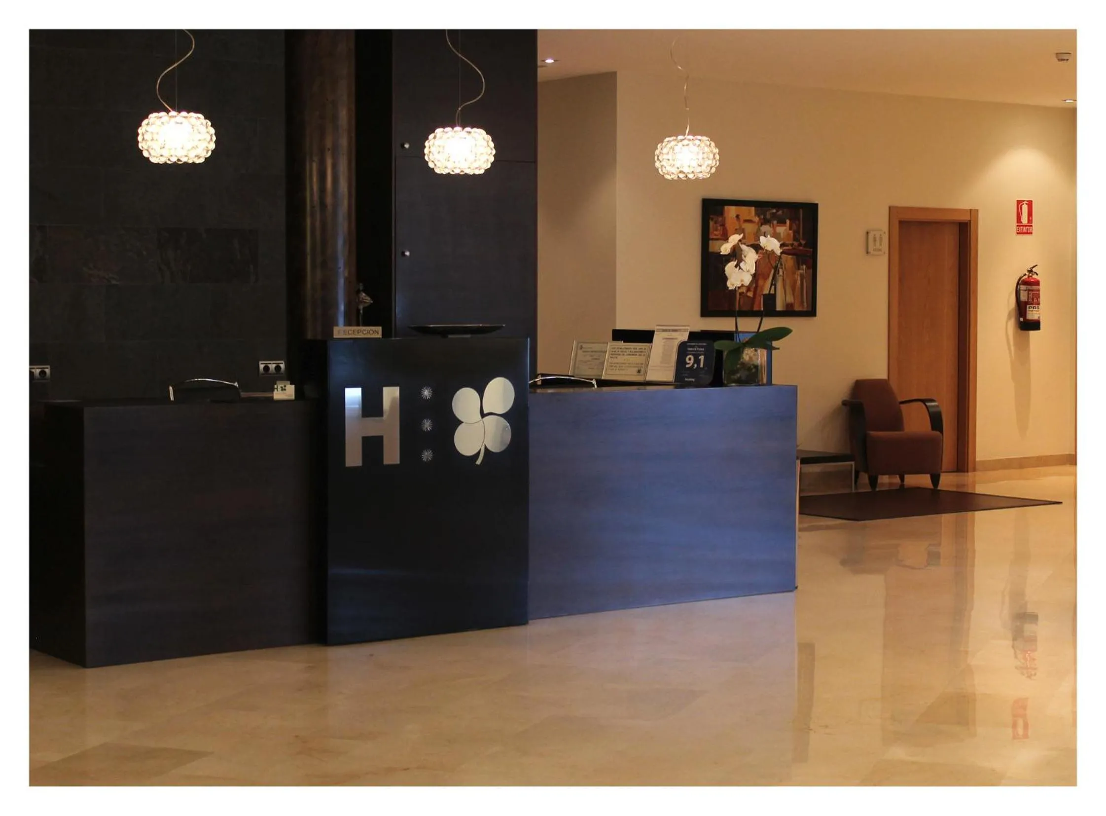 Lobby or reception in Hotel El Trebol