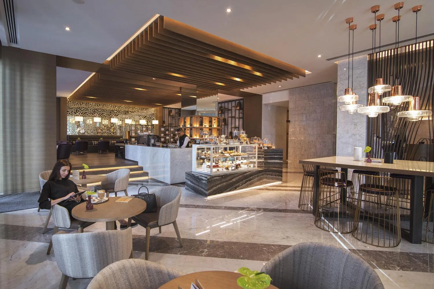 Lounge or bar in Al Bandar Arjaan by Rotana – Dubai Creek