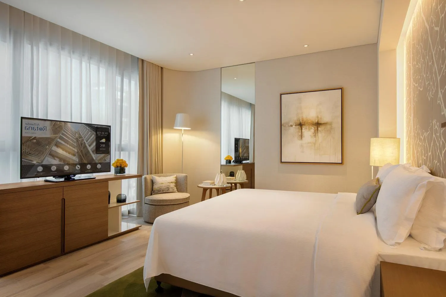 Bedroom, Bed in Al Bandar Arjaan by Rotana – Dubai Creek