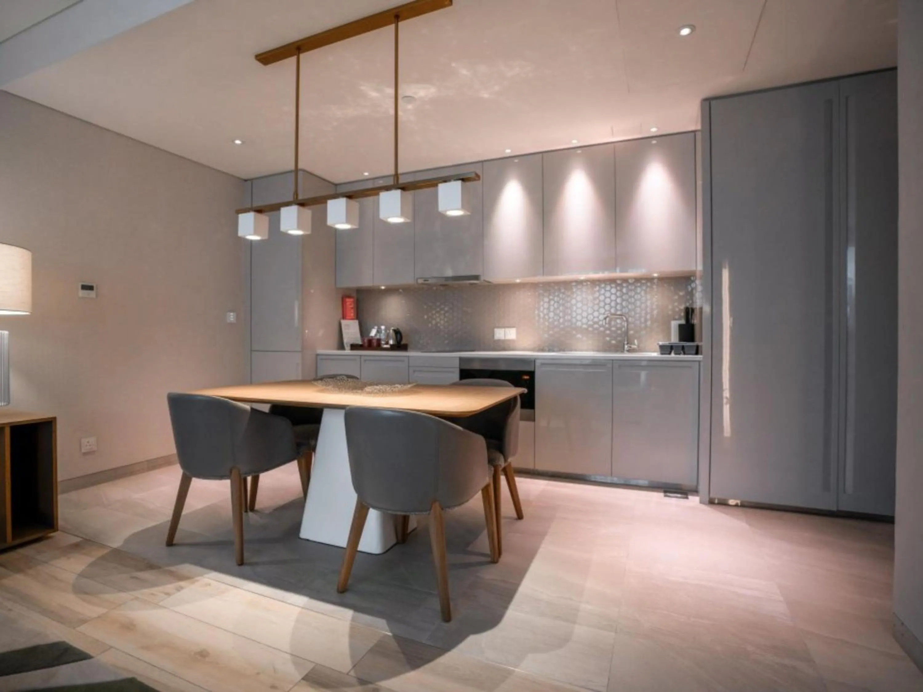 Kitchen or kitchenette in Al Bandar Arjaan by Rotana – Dubai Creek