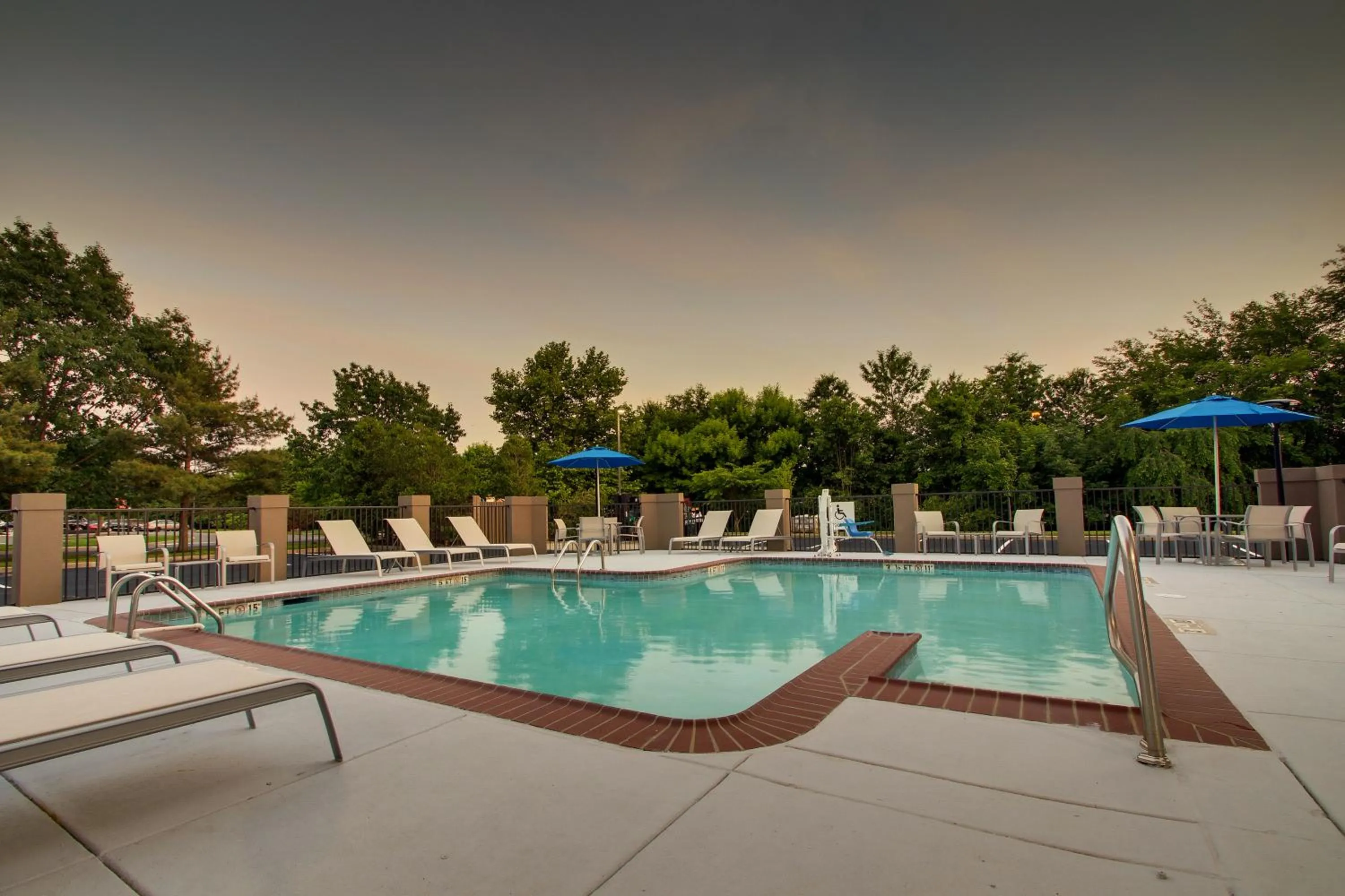 Swimming pool in Holiday Inn Express Voorhees/ Mt. Laurel by IHG