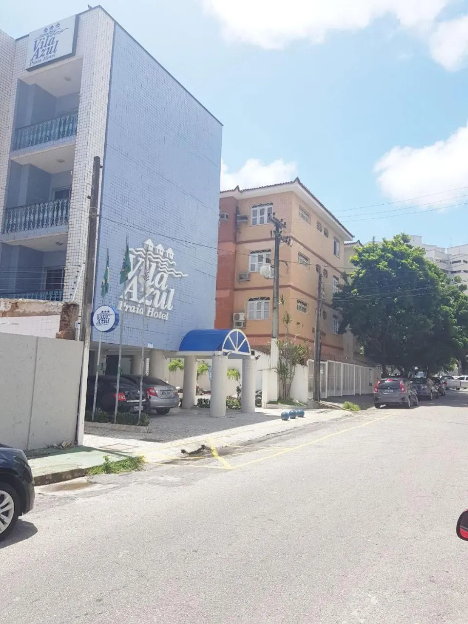 Street view in Vila Azul Praia Hotel