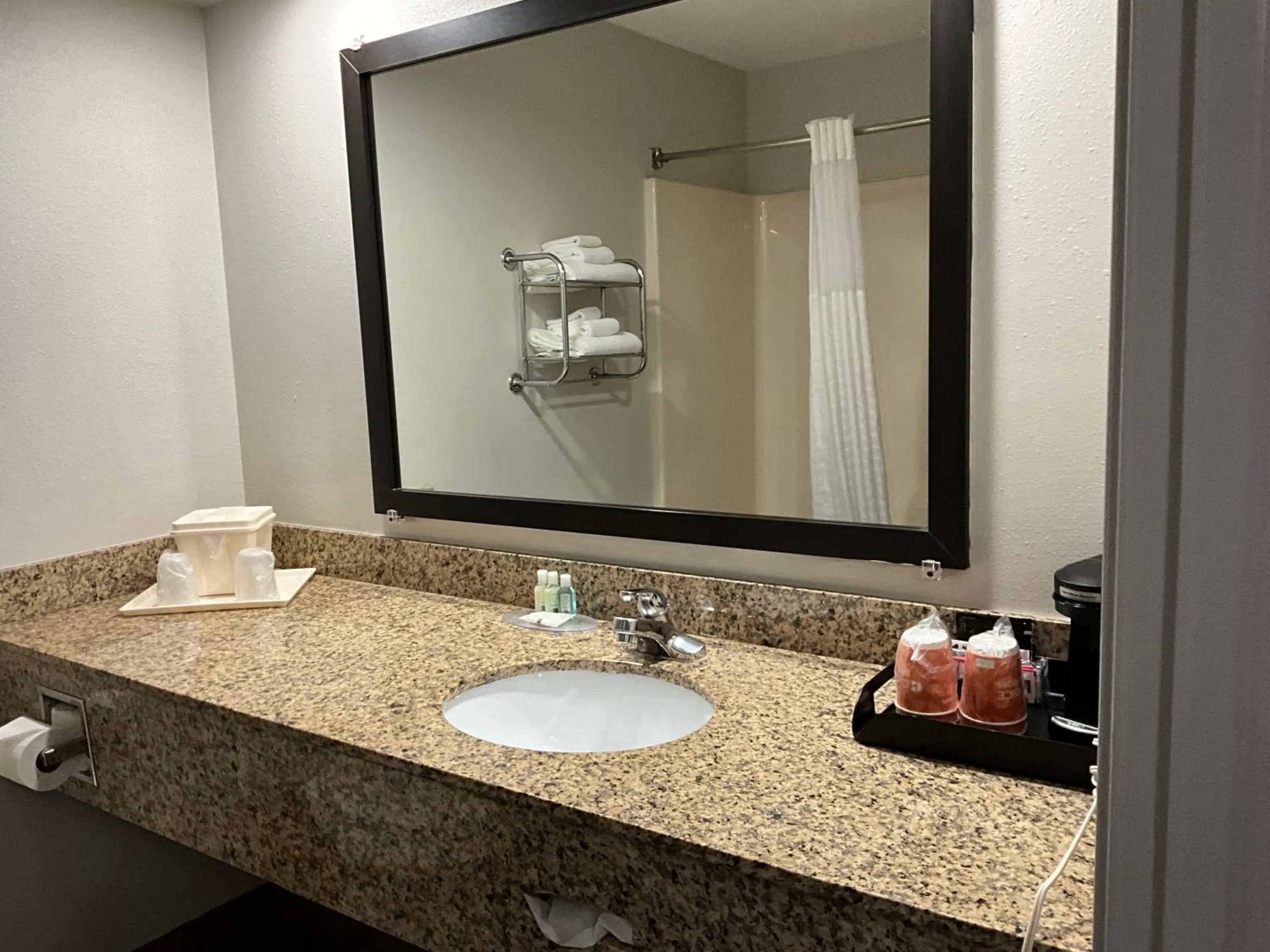 Bathroom in Quality Inn Jacksonville near Little Rock Air Force Base
