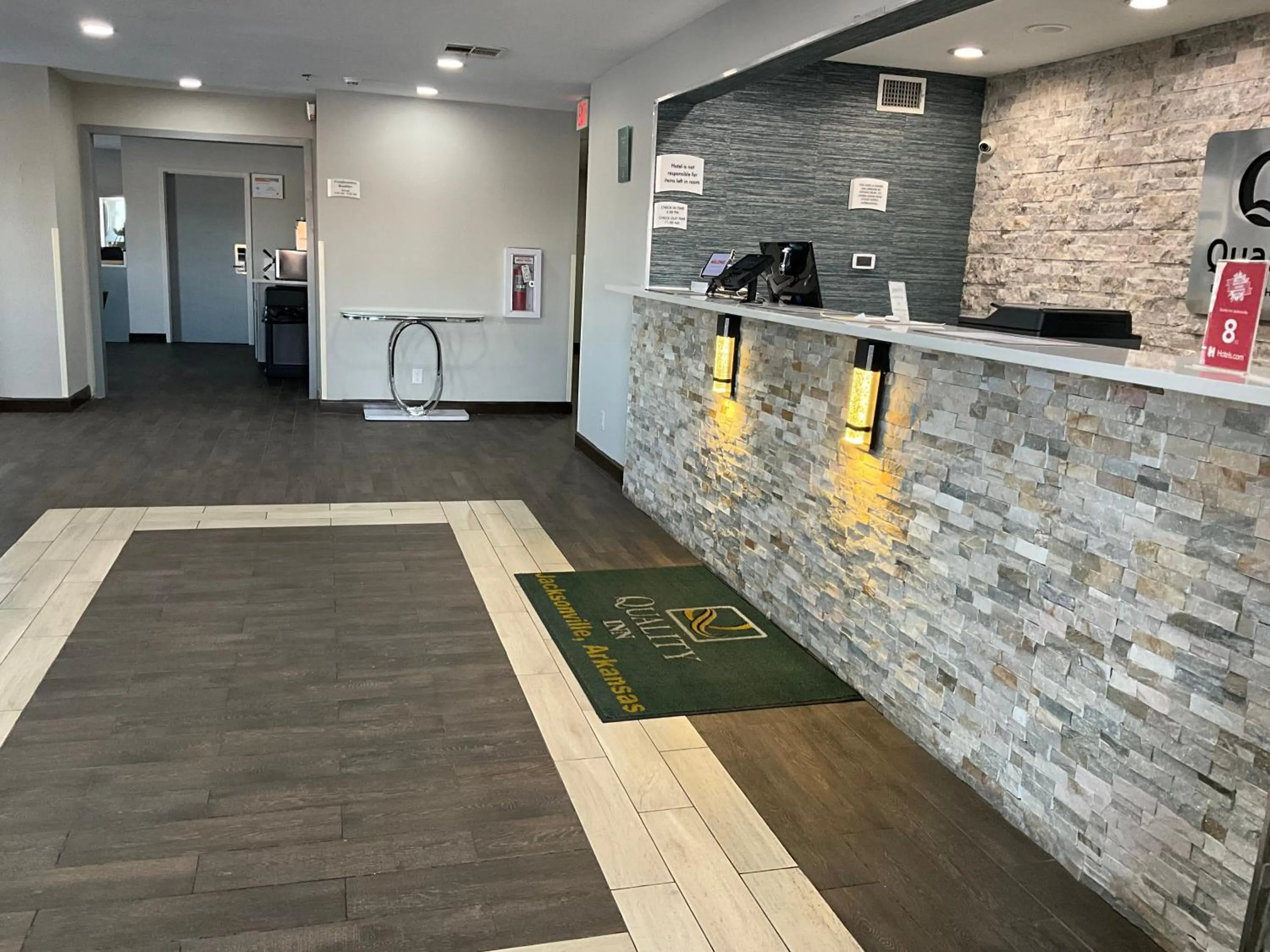Lobby or reception in Quality Inn Jacksonville near Little Rock Air Force Base