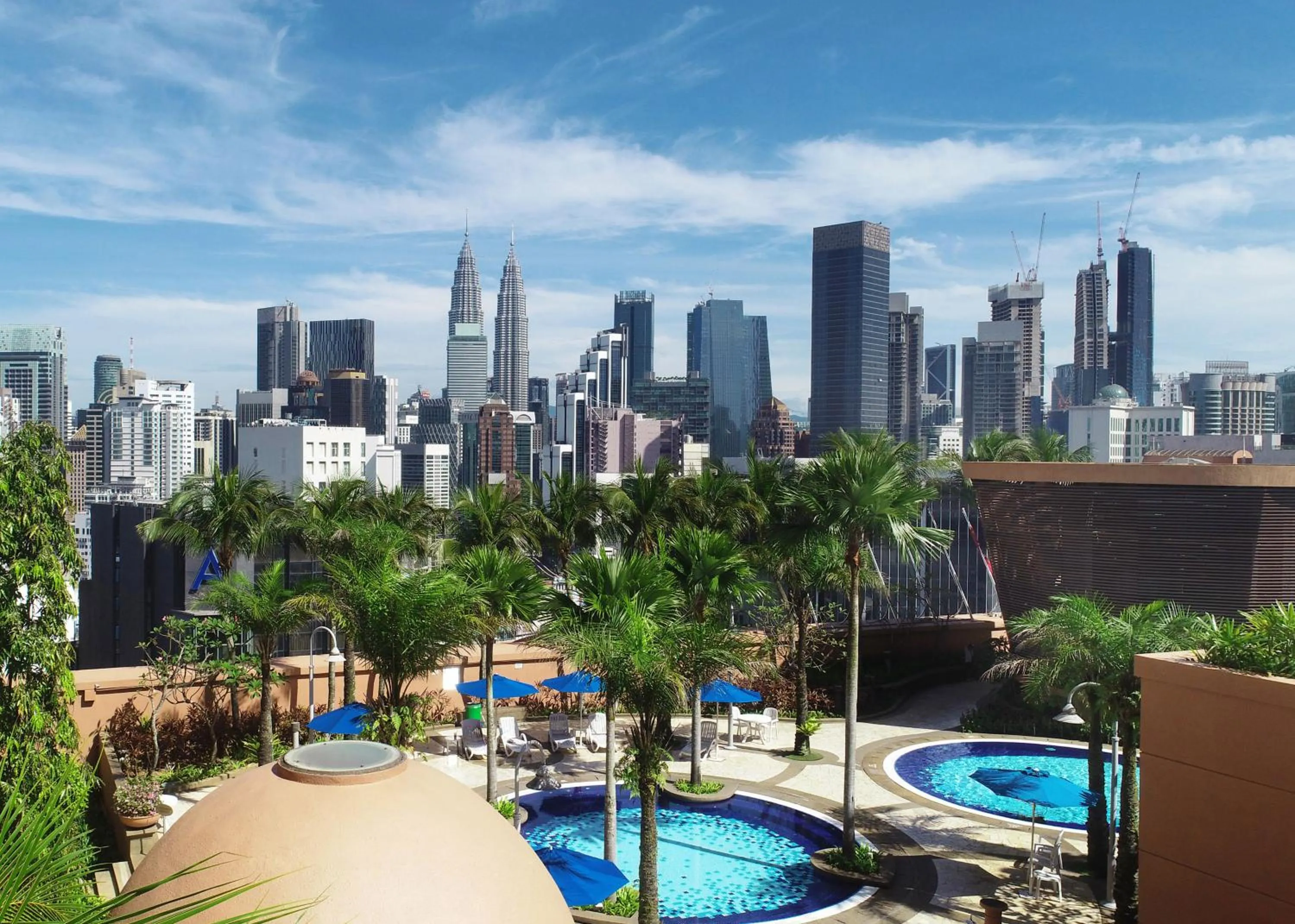 Swimming pool in Berjaya Times Square Hotel, Kuala Lumpur