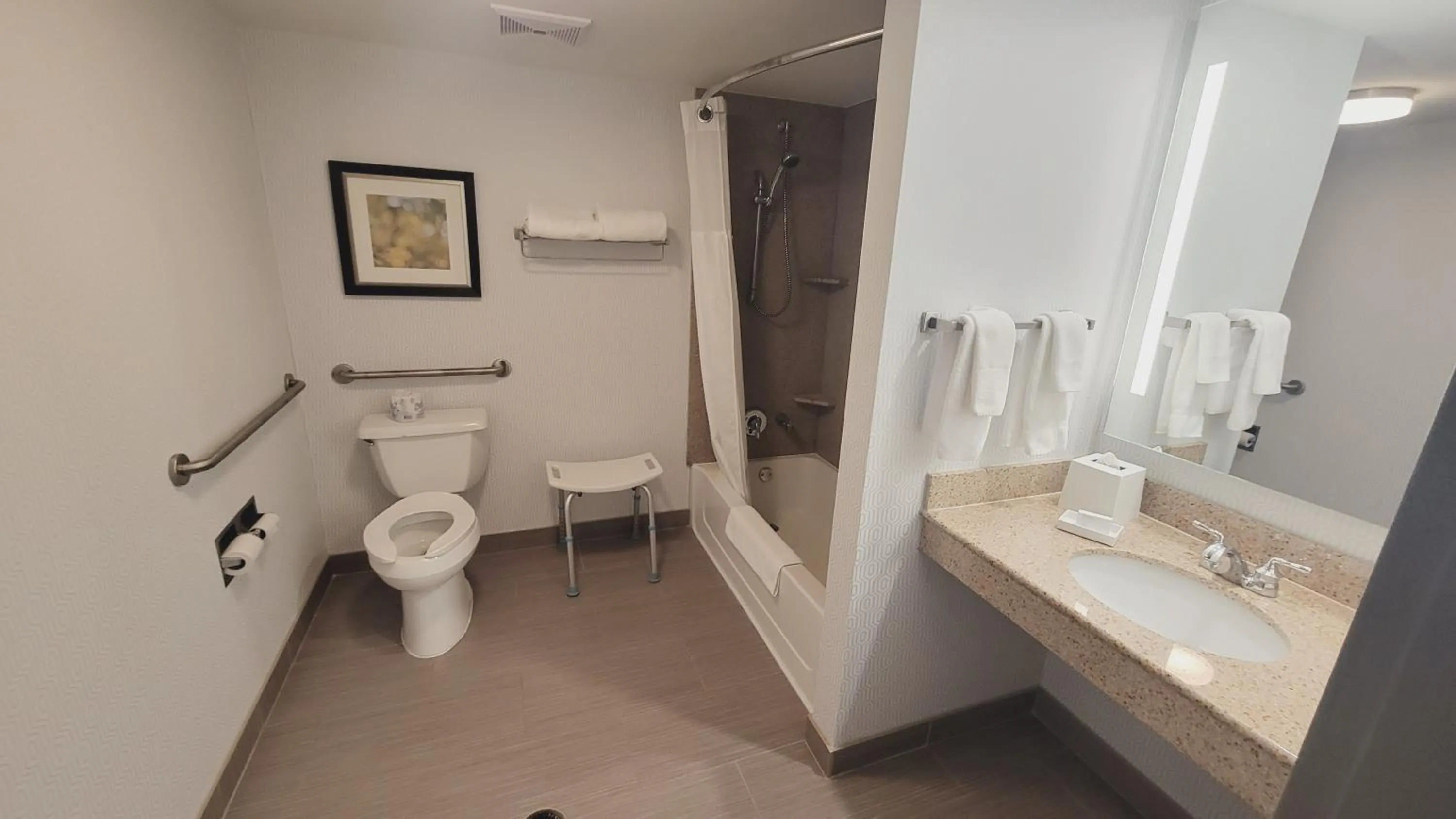 Toilet in Hilton Garden Inn Halifax Airport