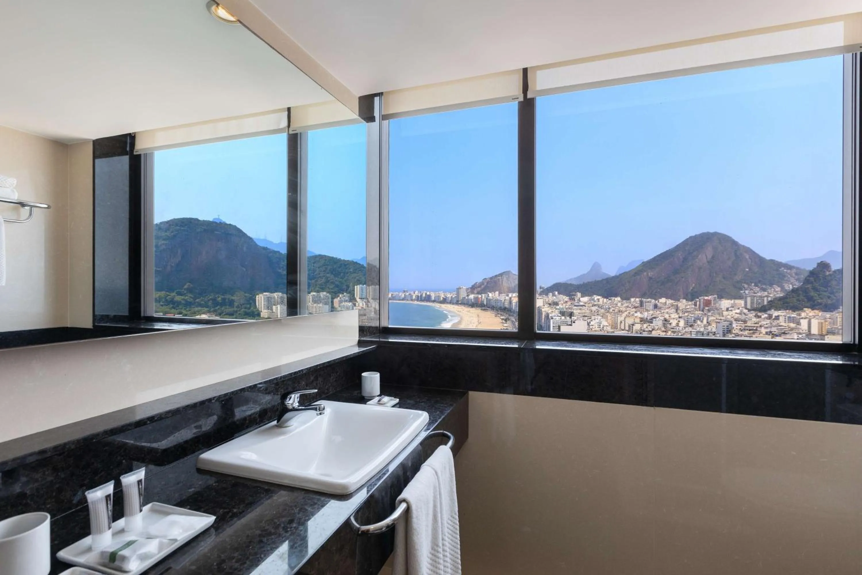 Bathroom in Hilton Copacabana Rio de Janeiro