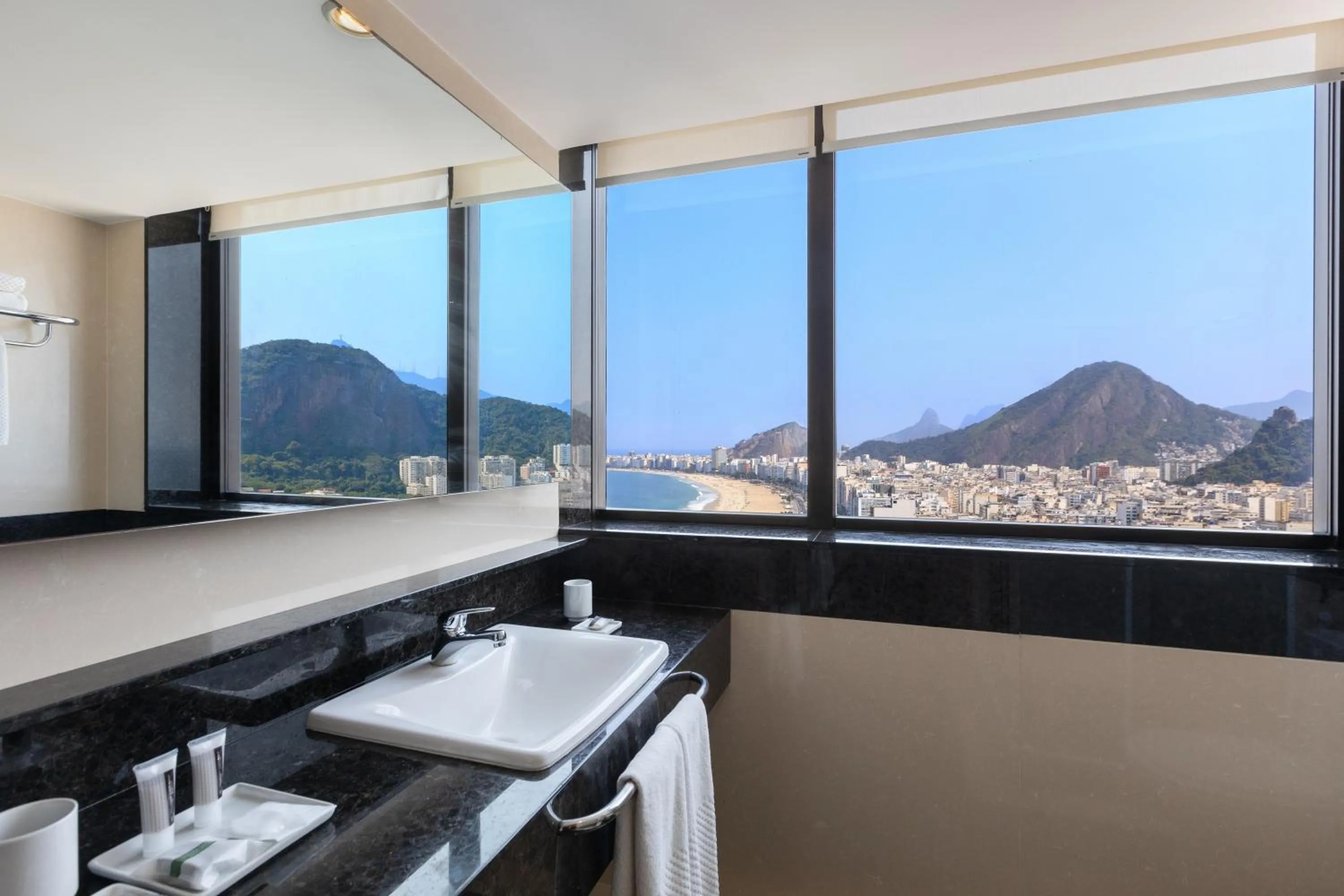 Bathroom in Hilton Copacabana Rio de Janeiro