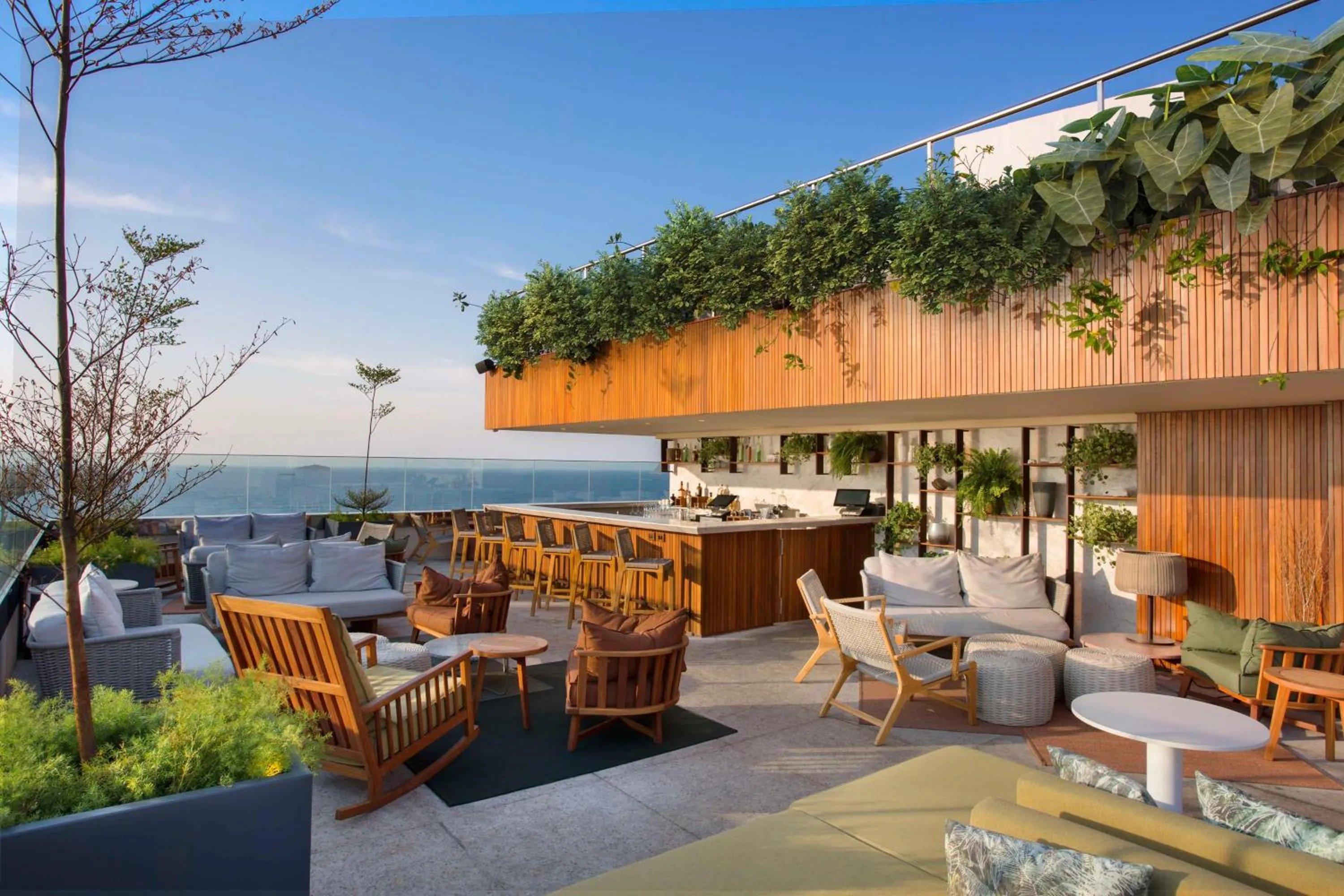 Lounge or bar in Hilton Copacabana Rio de Janeiro