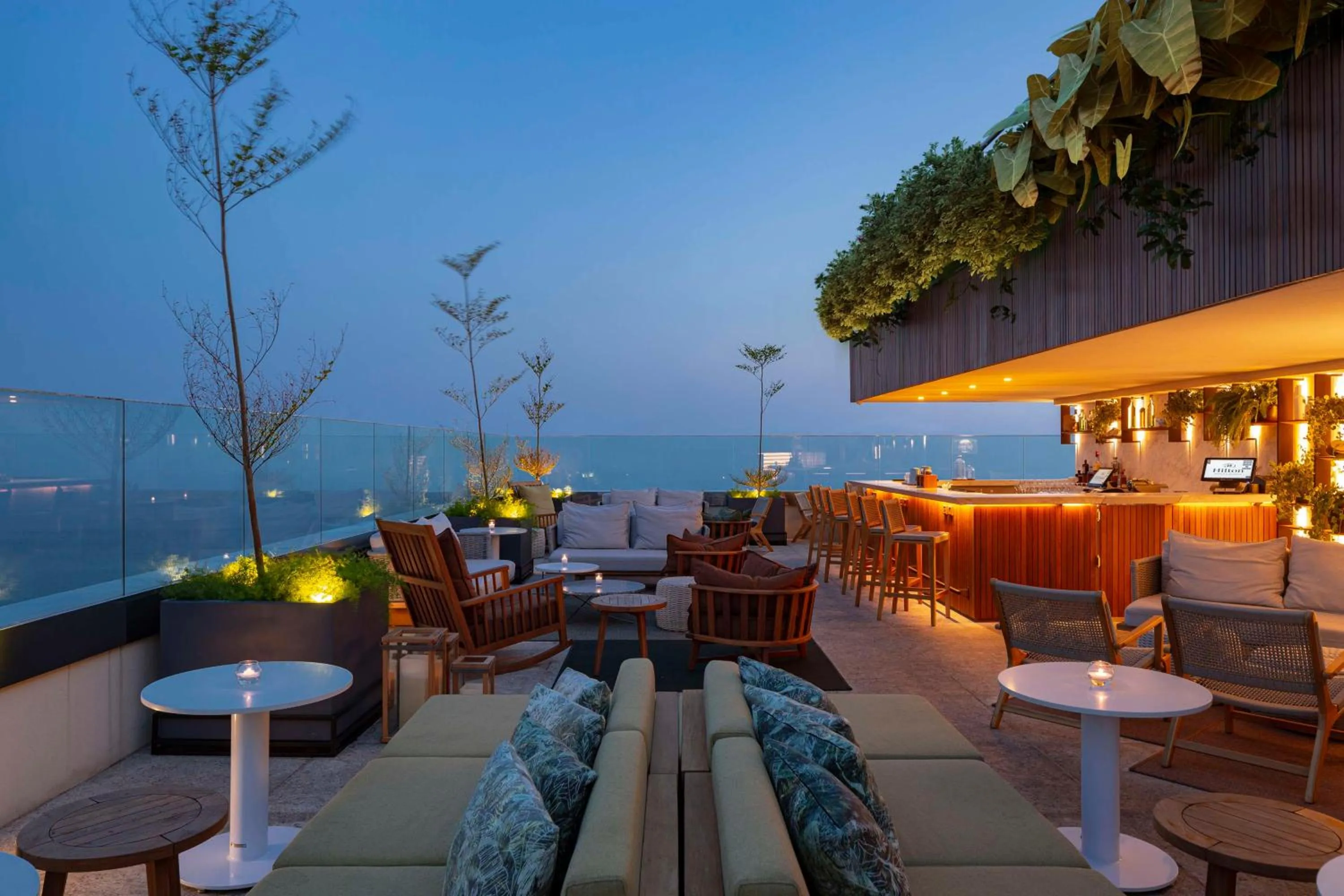 Patio in Hilton Copacabana Rio de Janeiro