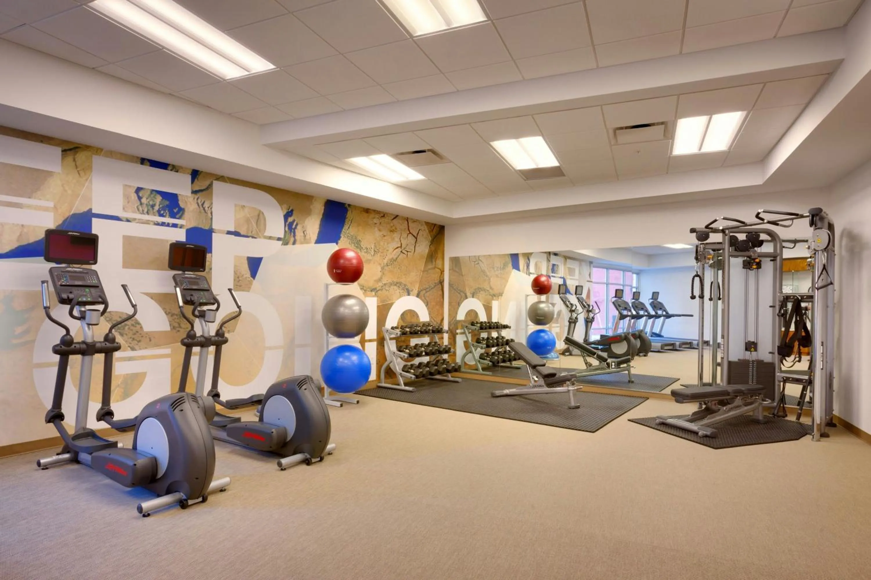Fitness centre/facilities in SpringHill Suites by Marriott Moab