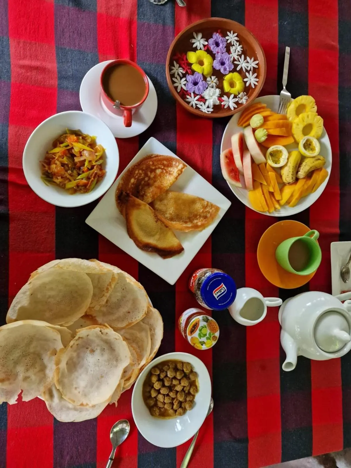 Breakfast in Nimal`s Homestay