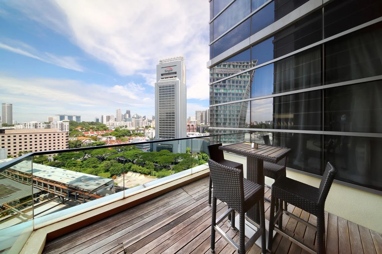 Patio in Pan Pacific Serviced Suites Orchard, Singapore