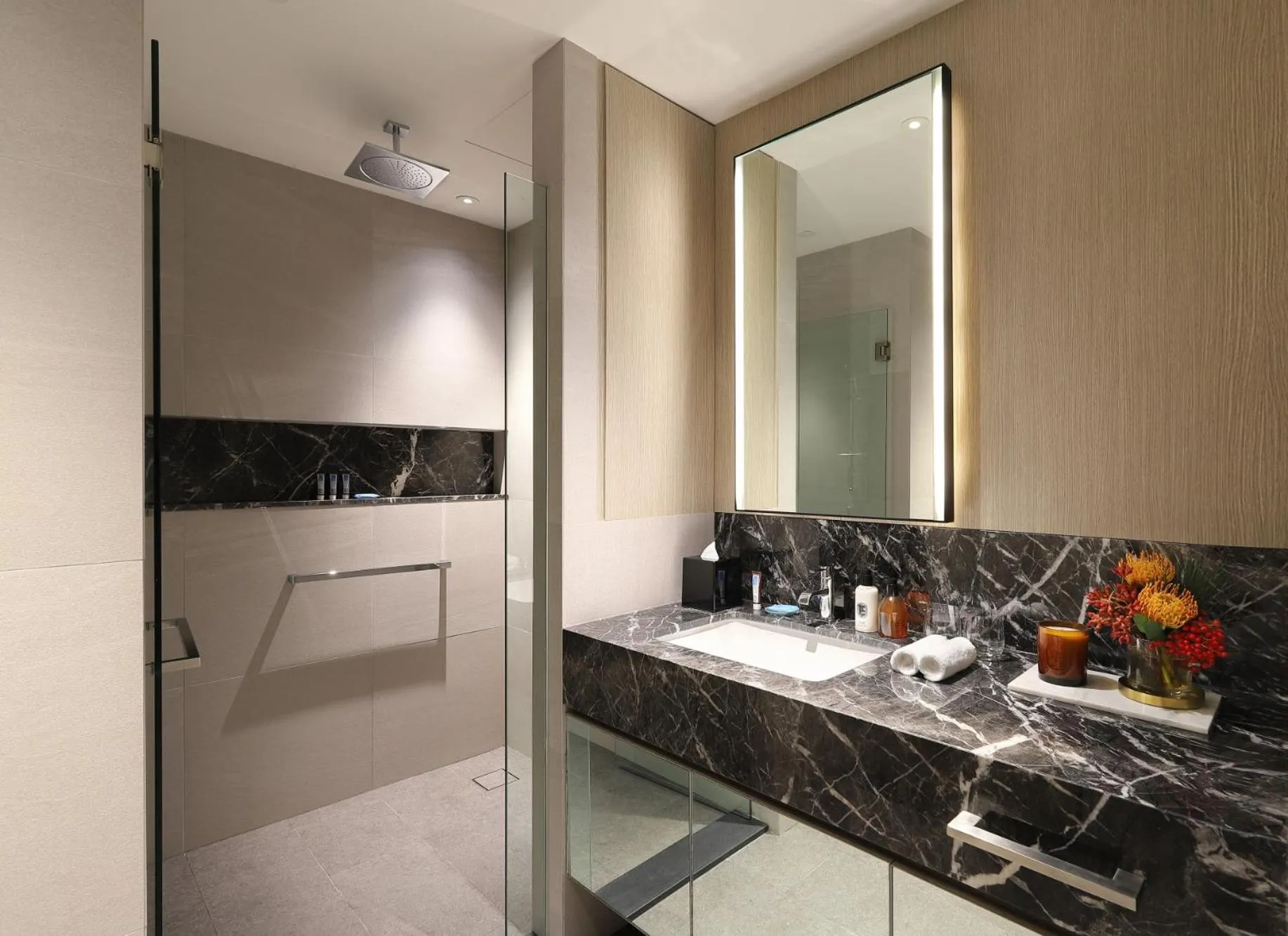 Bathroom in Pan Pacific Serviced Suites Orchard, Singapore