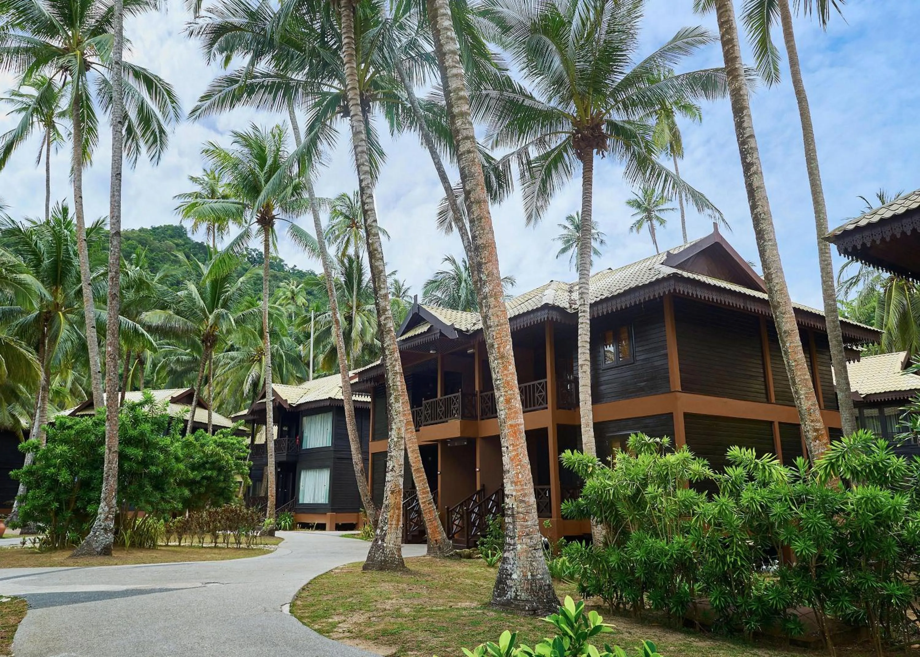 Garden view in The Taaras Beach & Spa Resort