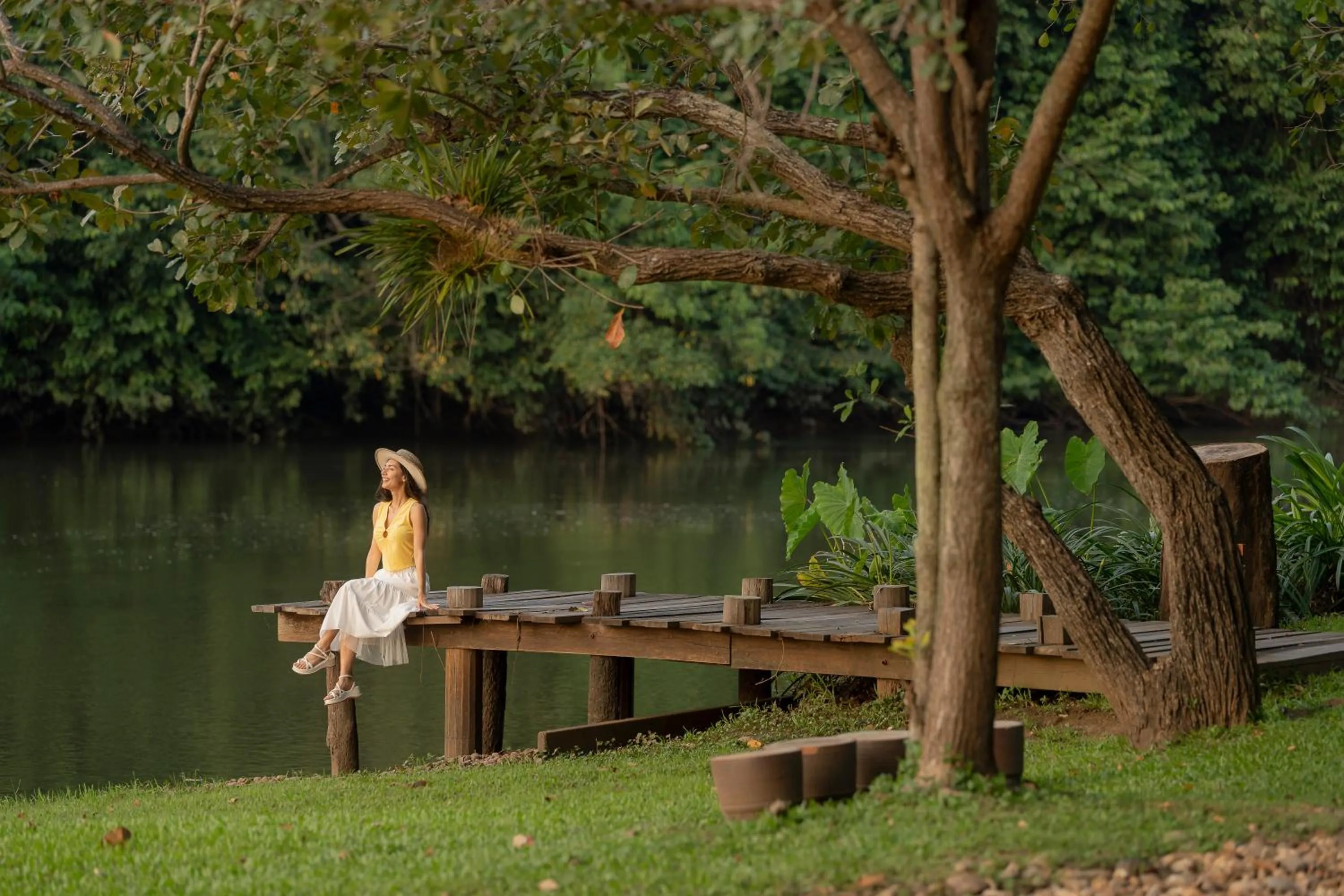 Natural landscape in Comsaed River Kwai Resort