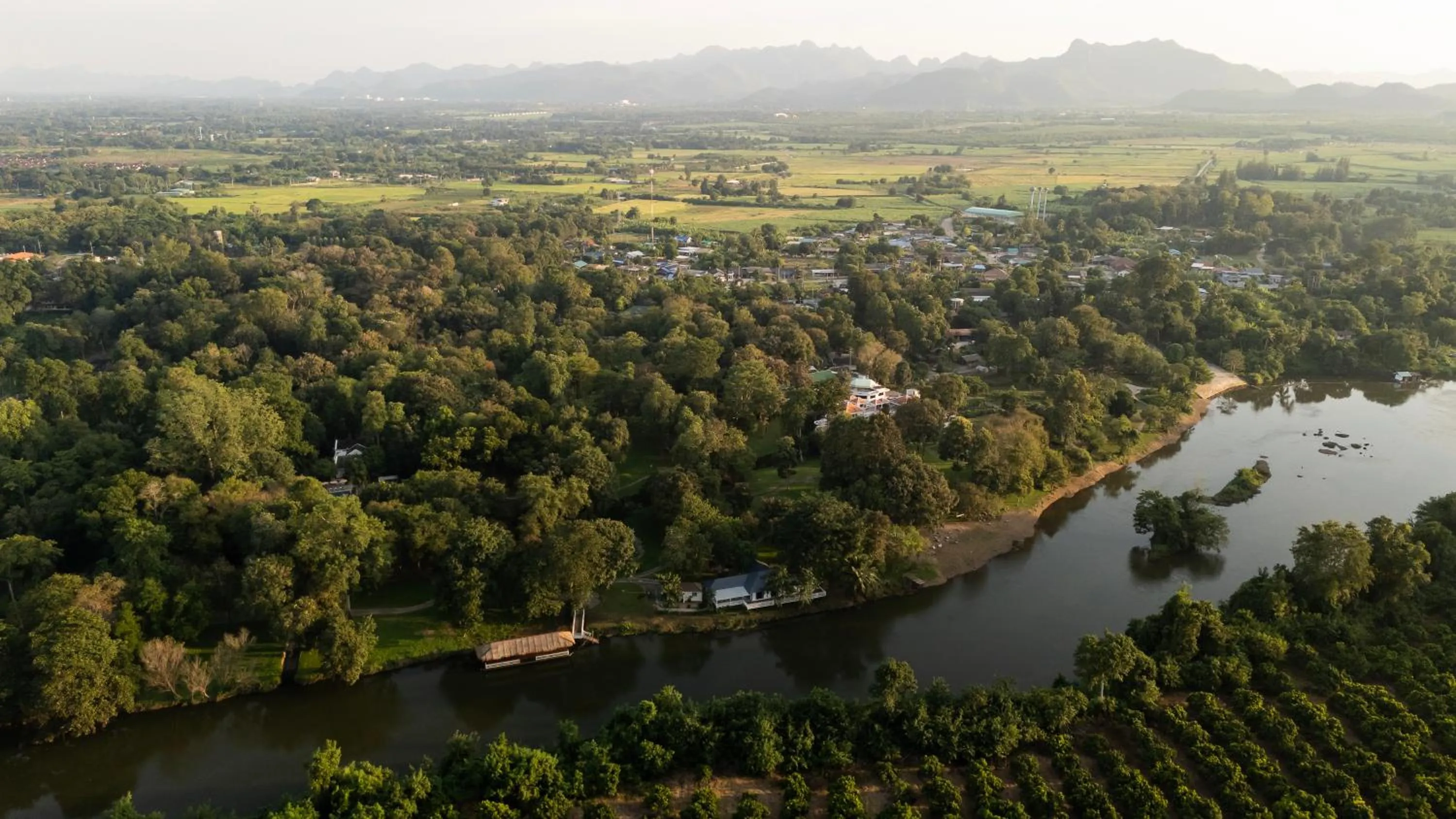 Natural landscape in Comsaed River Kwai Resort