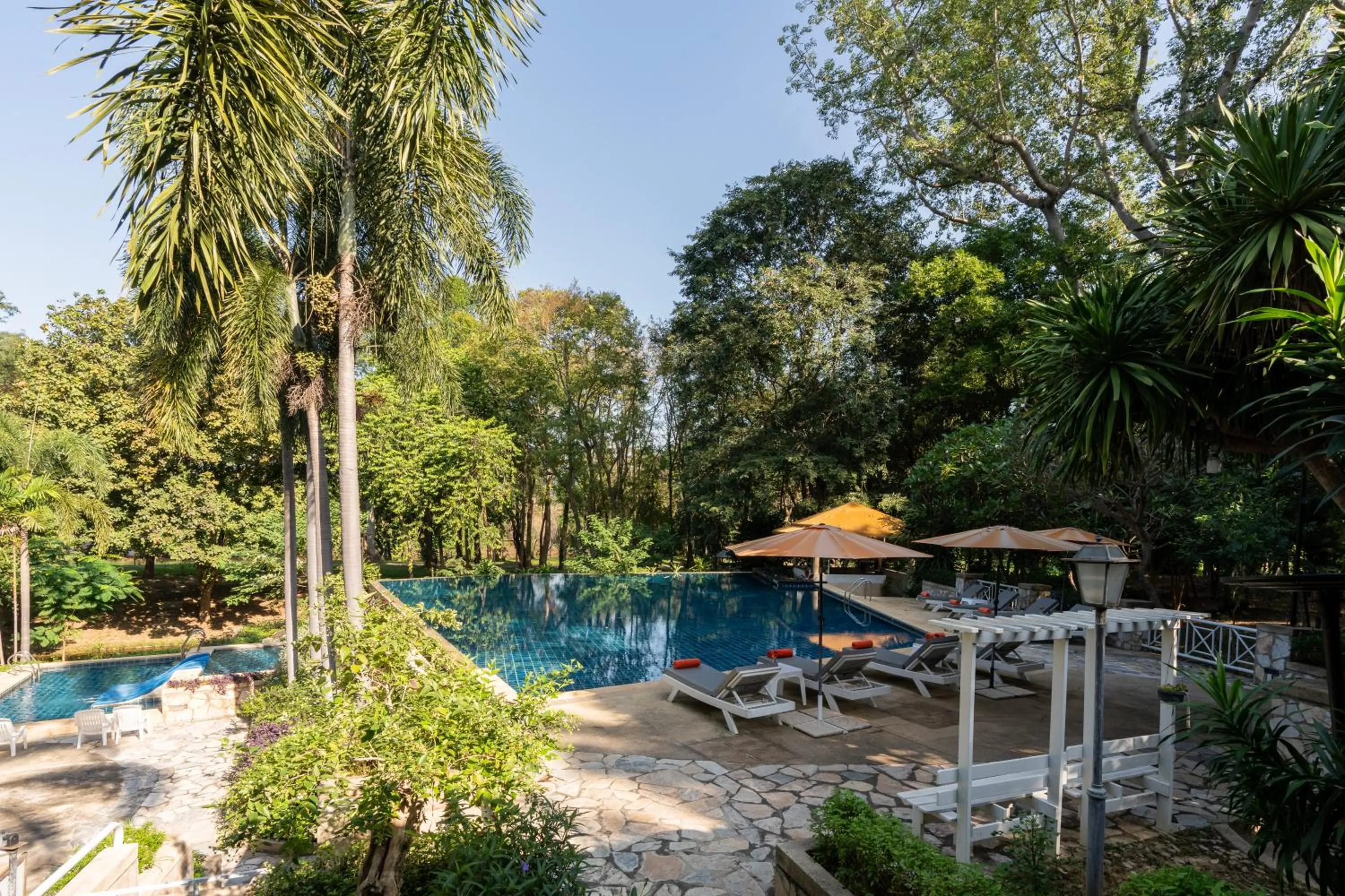 Swimming pool in Comsaed River Kwai Resort