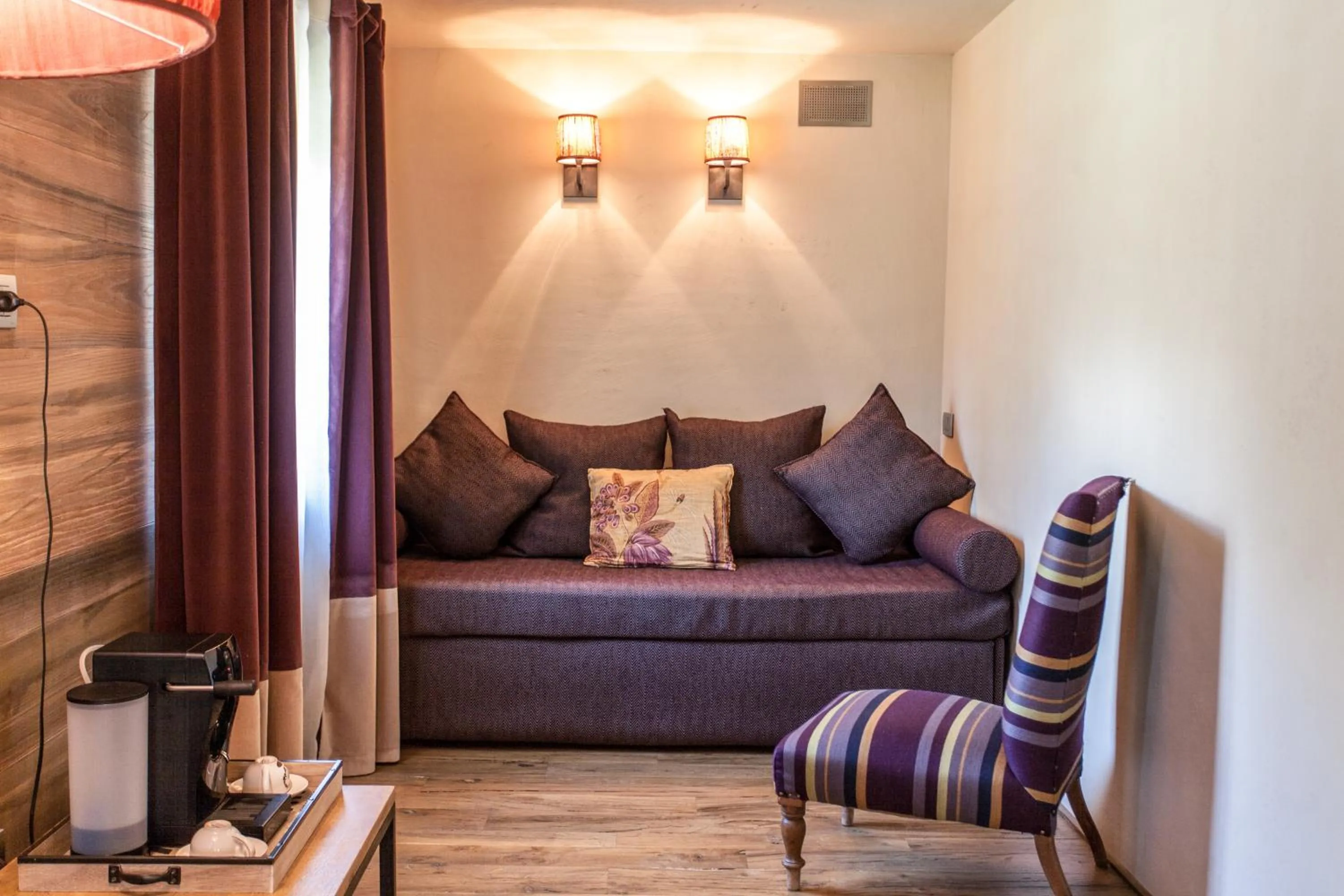 Living room in Chalet Eden Eco Hotel, Restaurant & Wellness