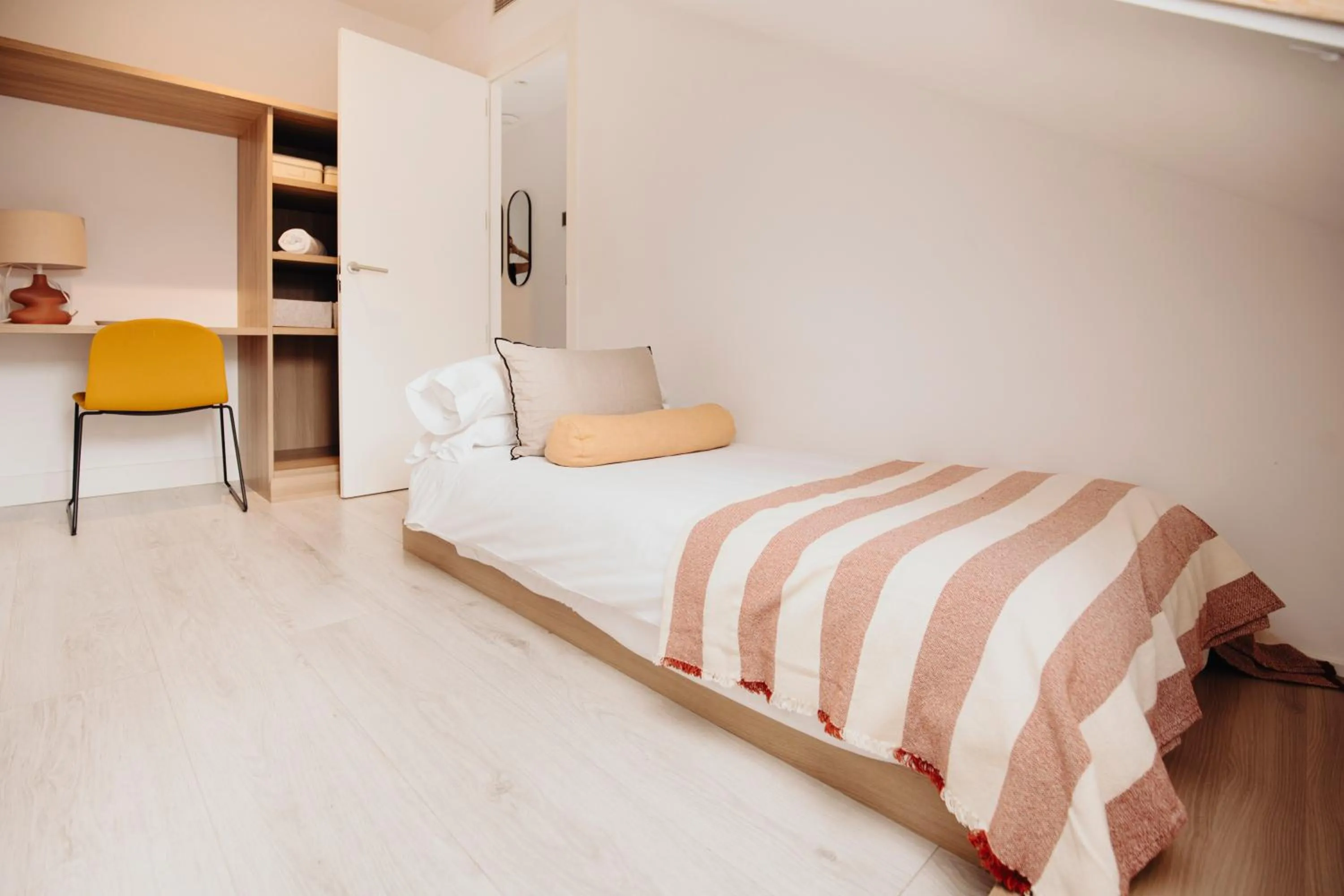 Bed in Aspasios Atocha Apartments