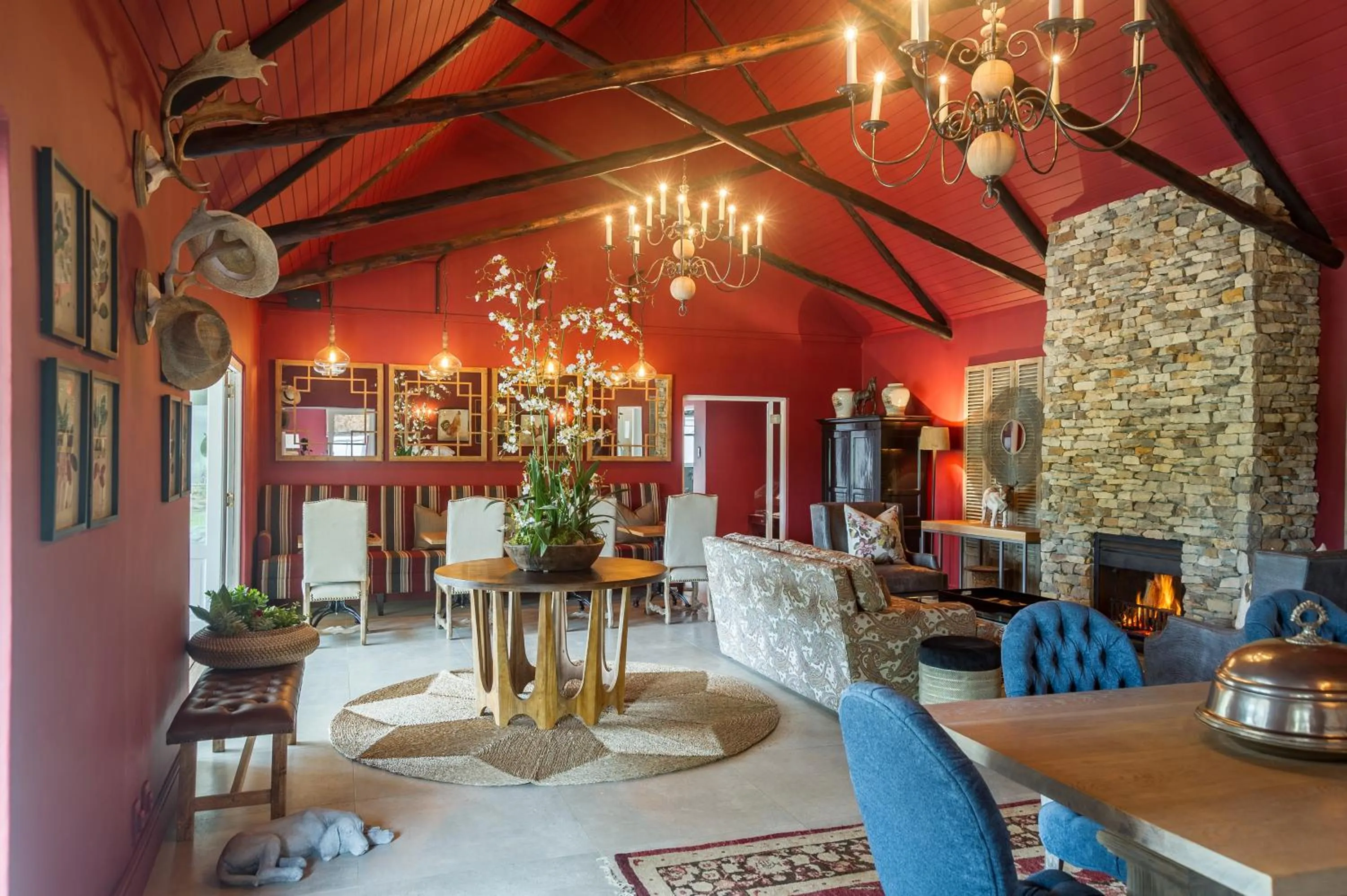 Restaurant/places to eat in Bosch Hoek Golf & Lodge