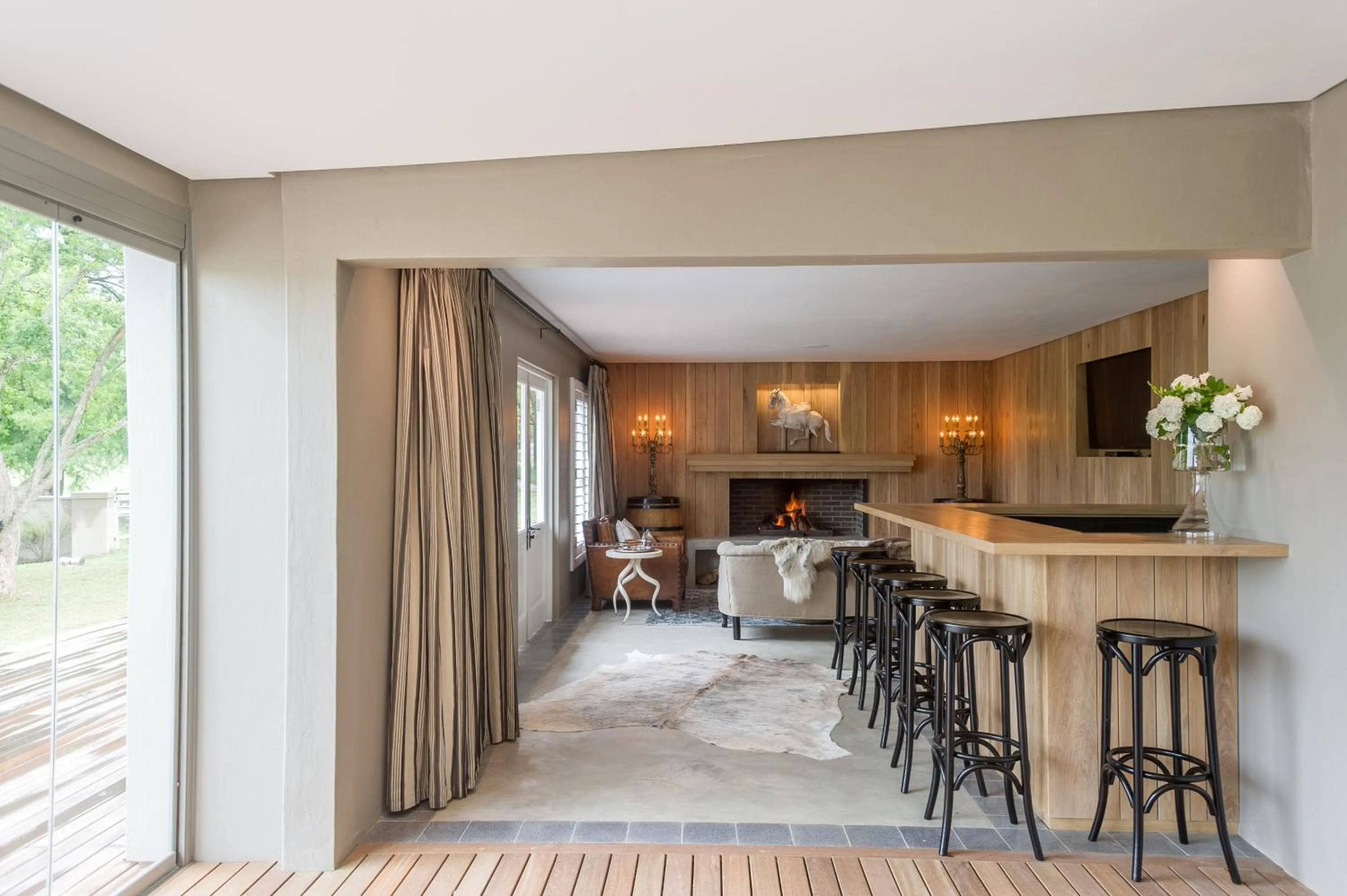 Seating area in Bosch Hoek Golf & Lodge