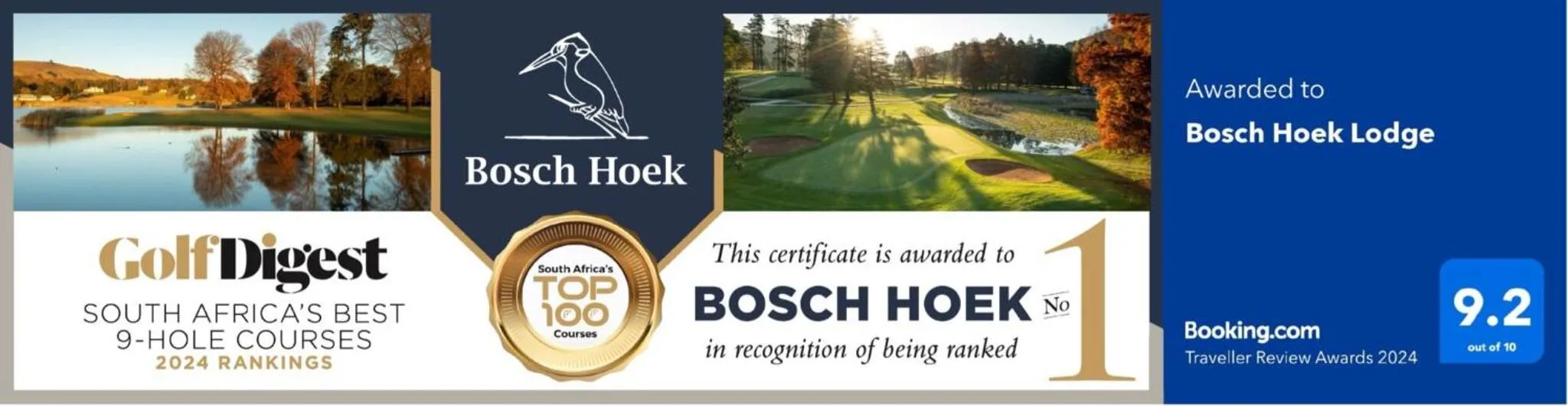 Golfcourse in Bosch Hoek Golf & Lodge